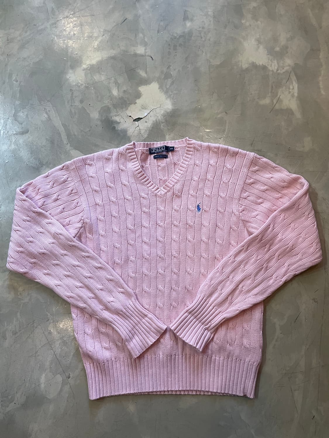폴로 핑크 니트 80 상품이미지3