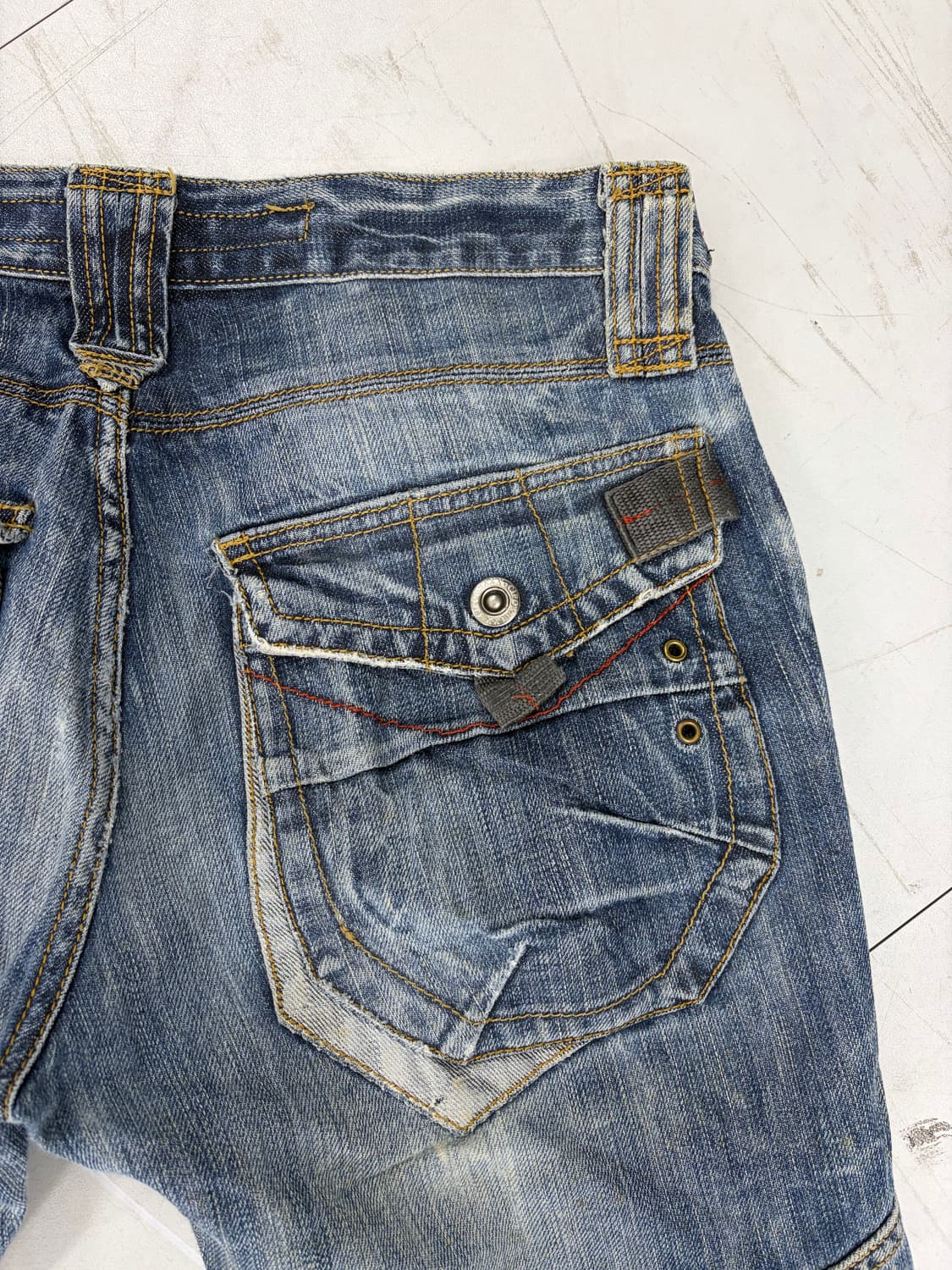 a222) CIPO&BAXX 빈티지 워싱 데님팬츠 상품이미지7