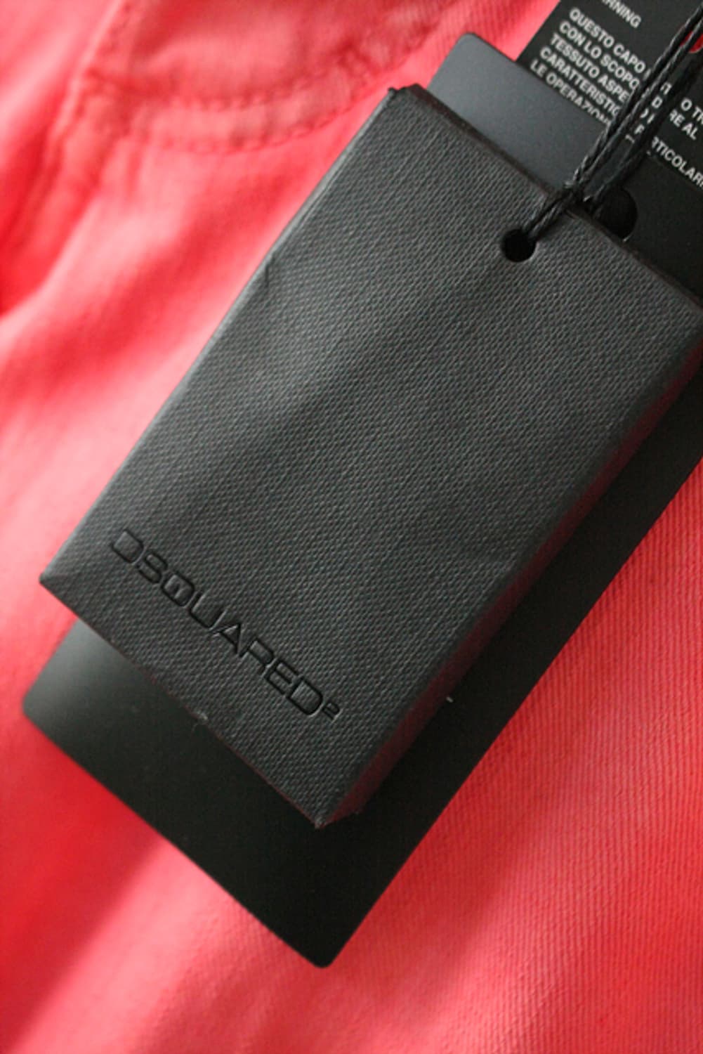 DSQUARED2 클레멘트 크롭 진 44 코랄 핑크 상품이미지8