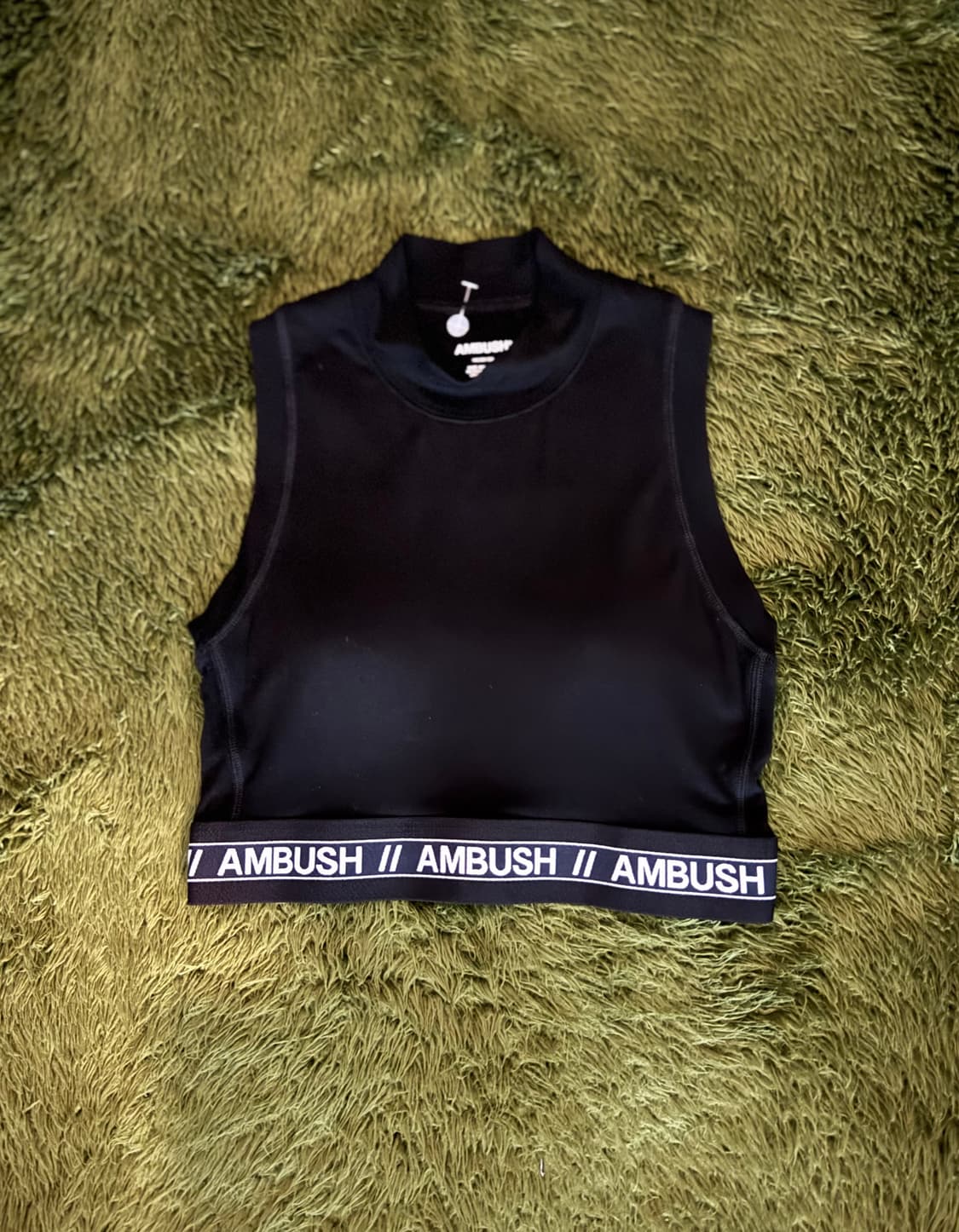 [1] AMBUSH 엠부쉬 MADE IN JAPAN 슬리브리스 크롭 탑 상품이미지1