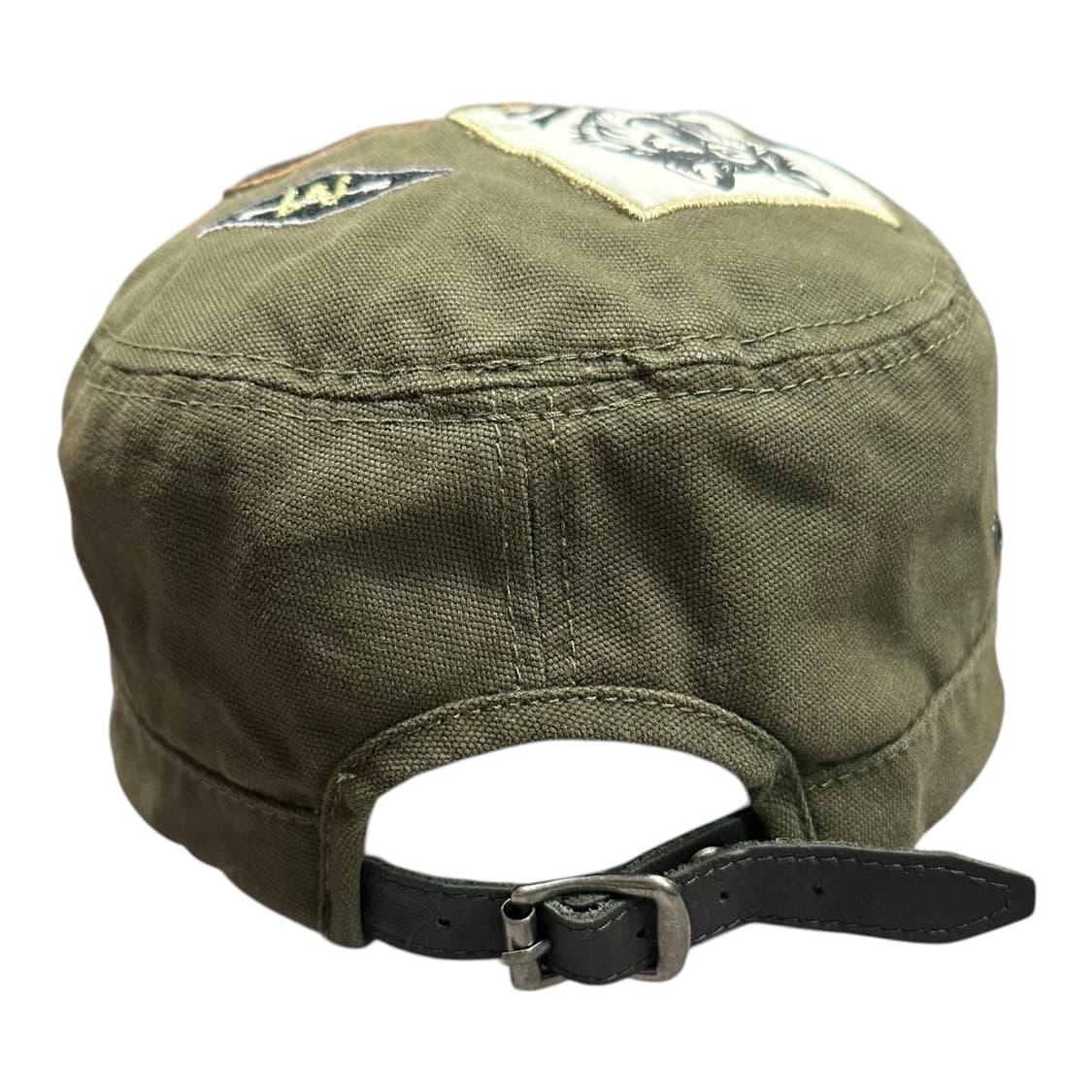 ✨ (바배) 굿맨 카키 군모 밀리터리 패치 모자  상품이미지3