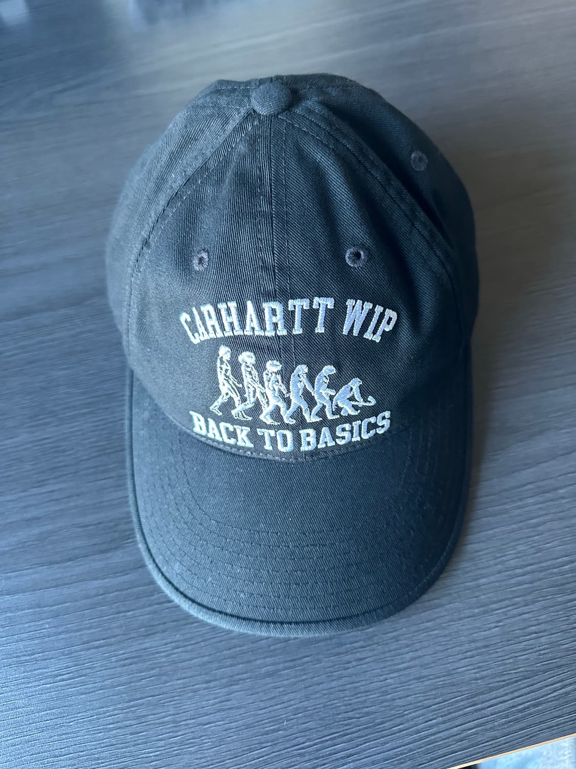 칼하트윕 CARHARTT WIP BASICS CAP BLACK/WHITE 상품이미지5