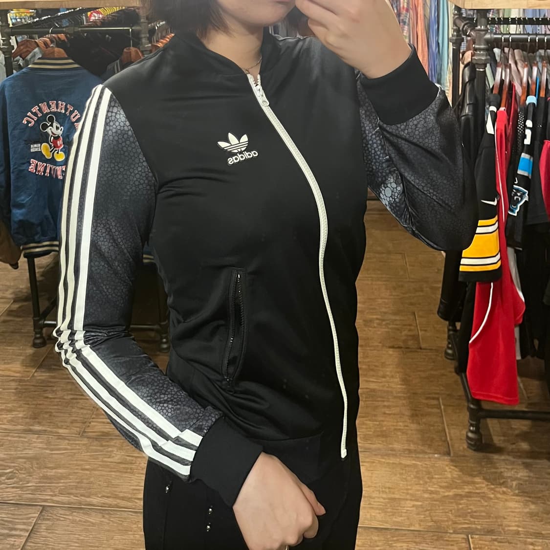 [HI] 아디다스 트레이닝 집업 블랙 상품이미지3