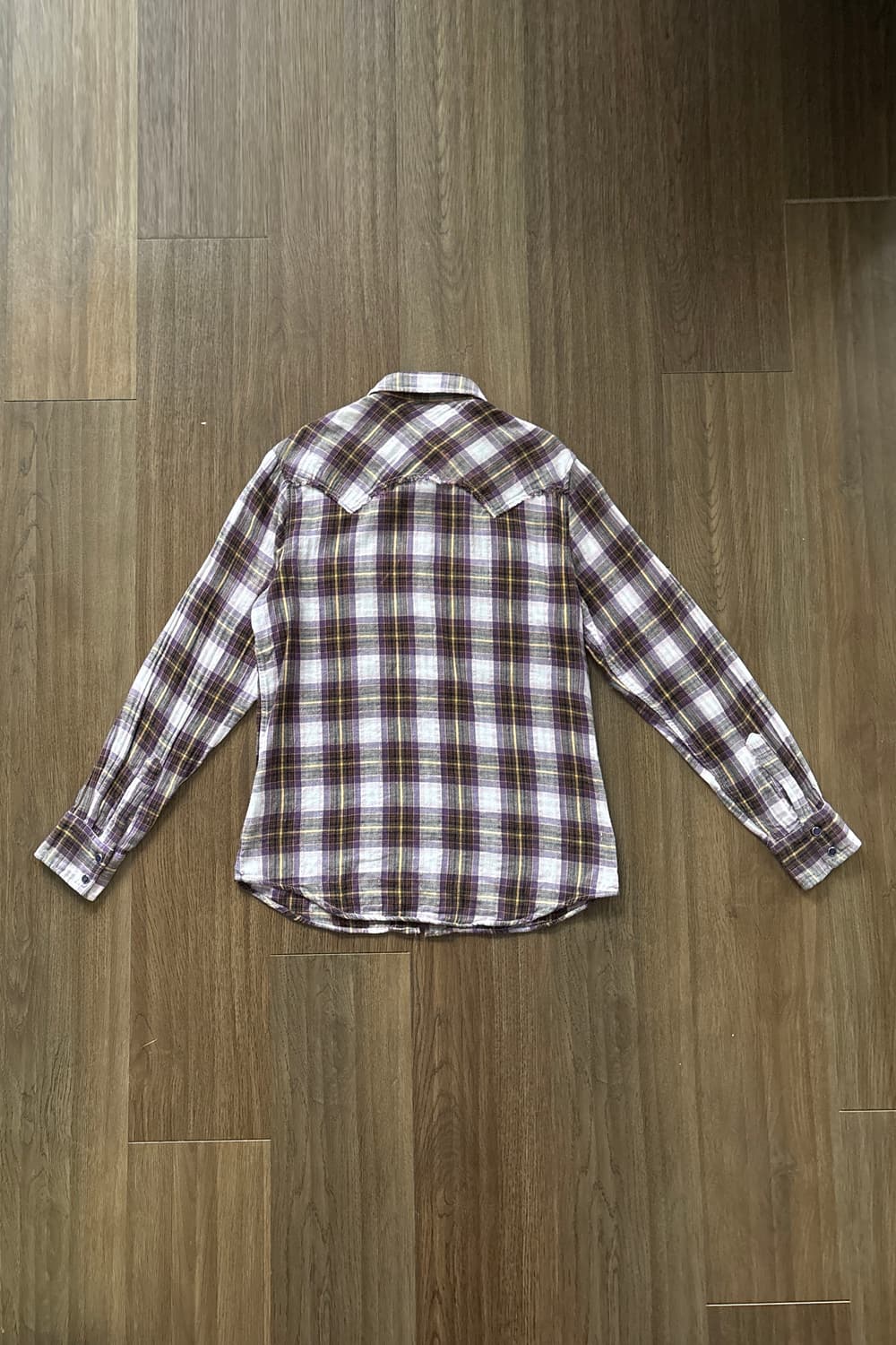 Check Western Flannel Shirt 상품이미지7