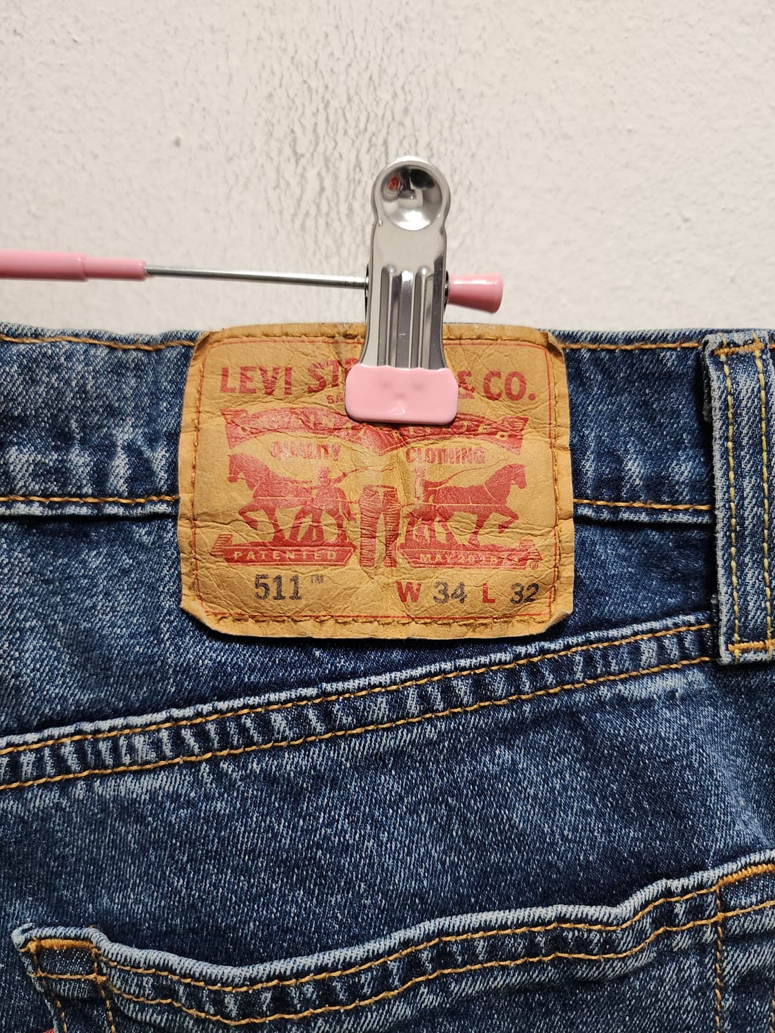 리바이스 511 시이드라인 데님 컷팅진 상품이미지3