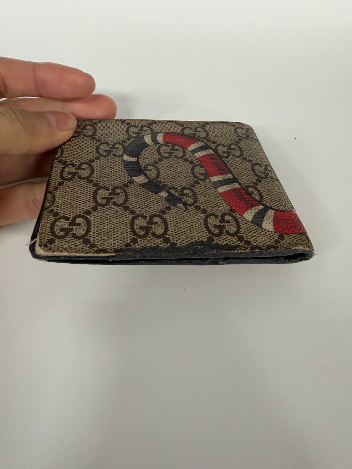 정품) 구찌 GG 스네이크 반지갑  상품이미지3
