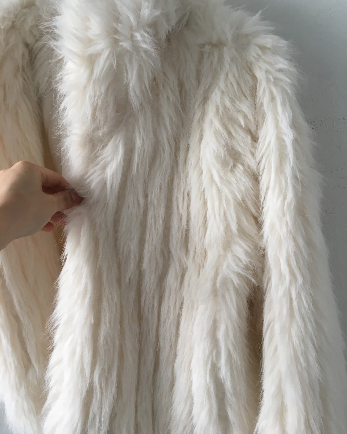 Fake fur hood jacket 상품이미지3