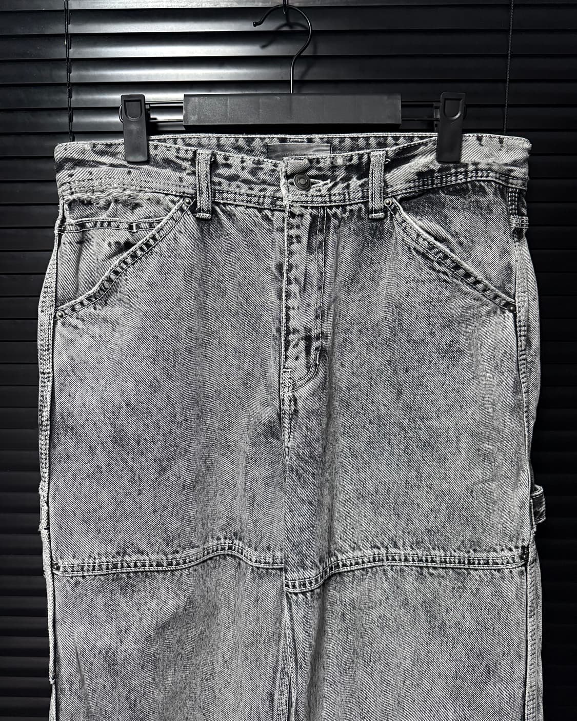 메종미네드 화이트 스프레드 카펜더 워크 팬츠 바지 30 31 32 와이드 상품이미지3