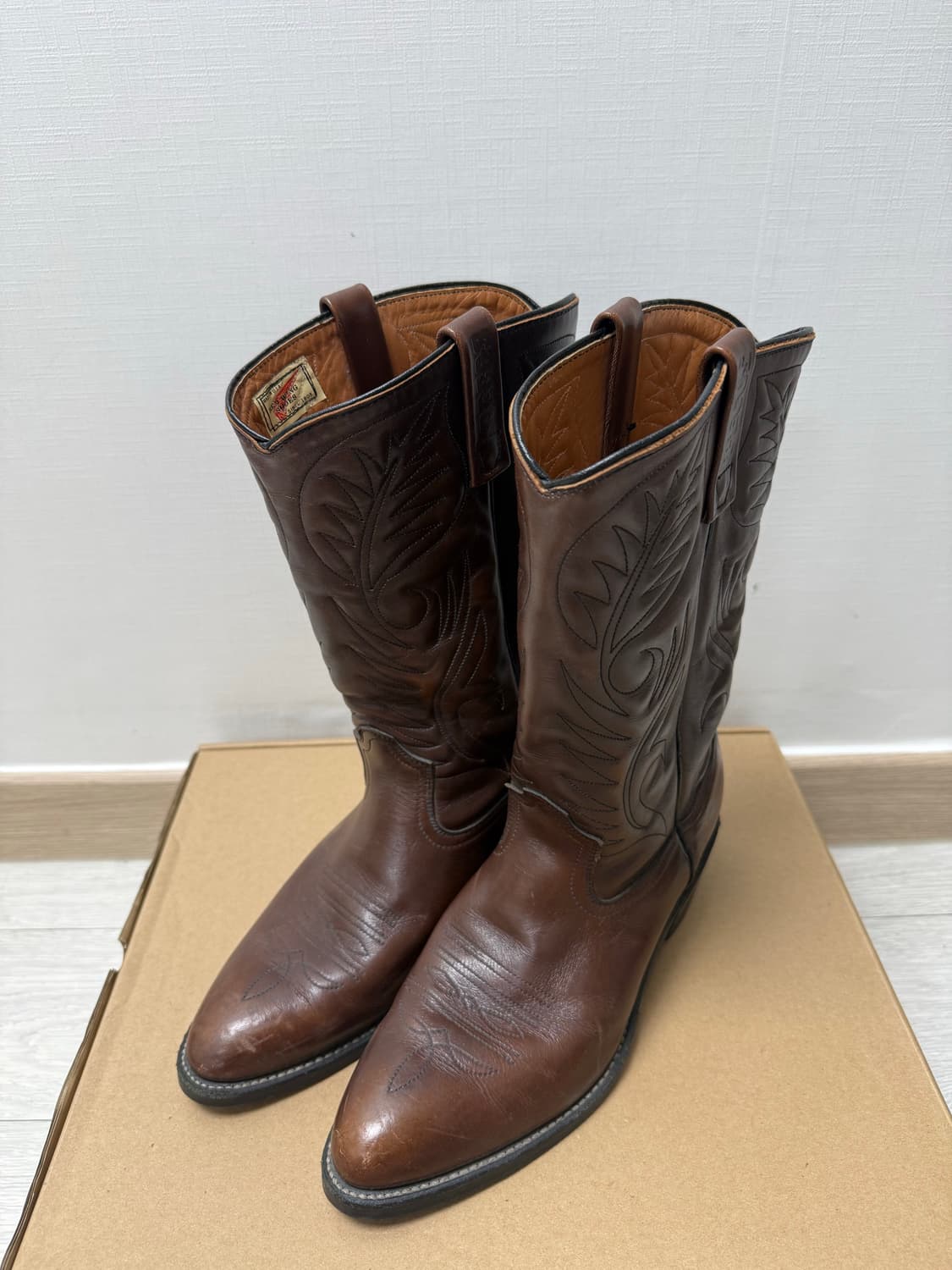 (280)레드윙 페코스 9801 웨스턴 부츠 상품이미지1