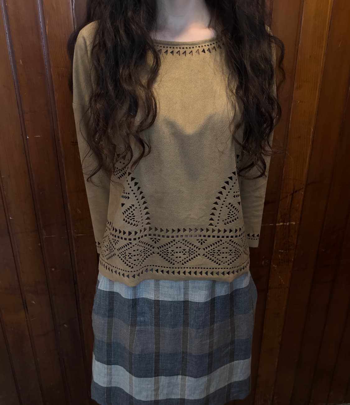 otto collection suede punching top 상품이미지1