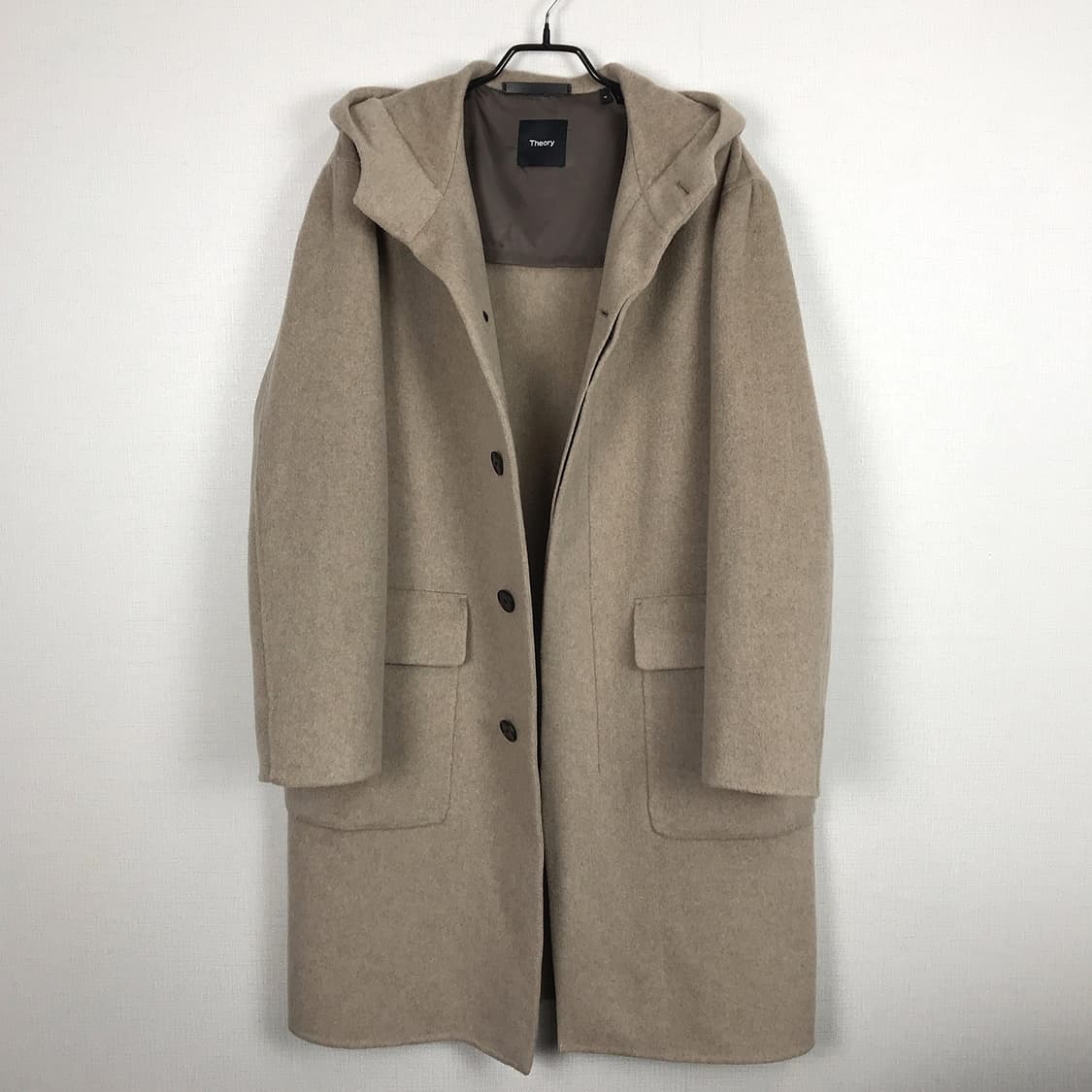 띠어리 캐시미어100 후드 코트 남성M 상품이미지2