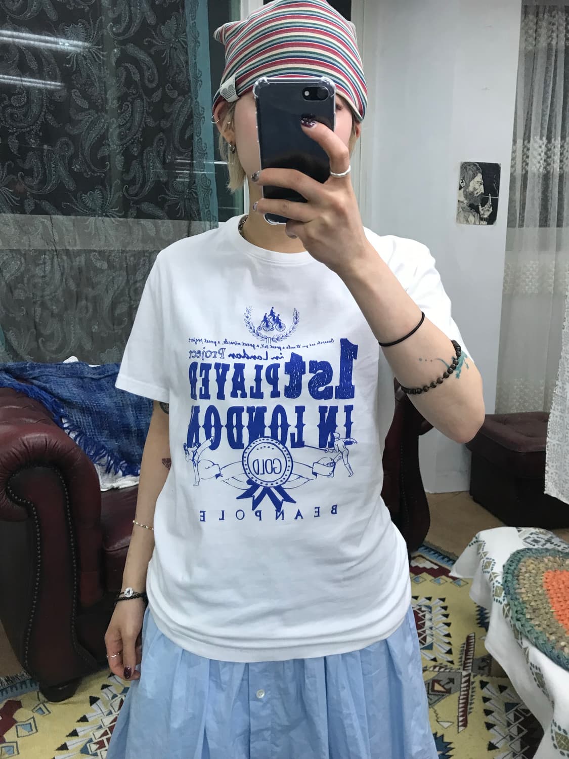 빈폴 프린팅 반팔티 (Z1042) 상품이미지1