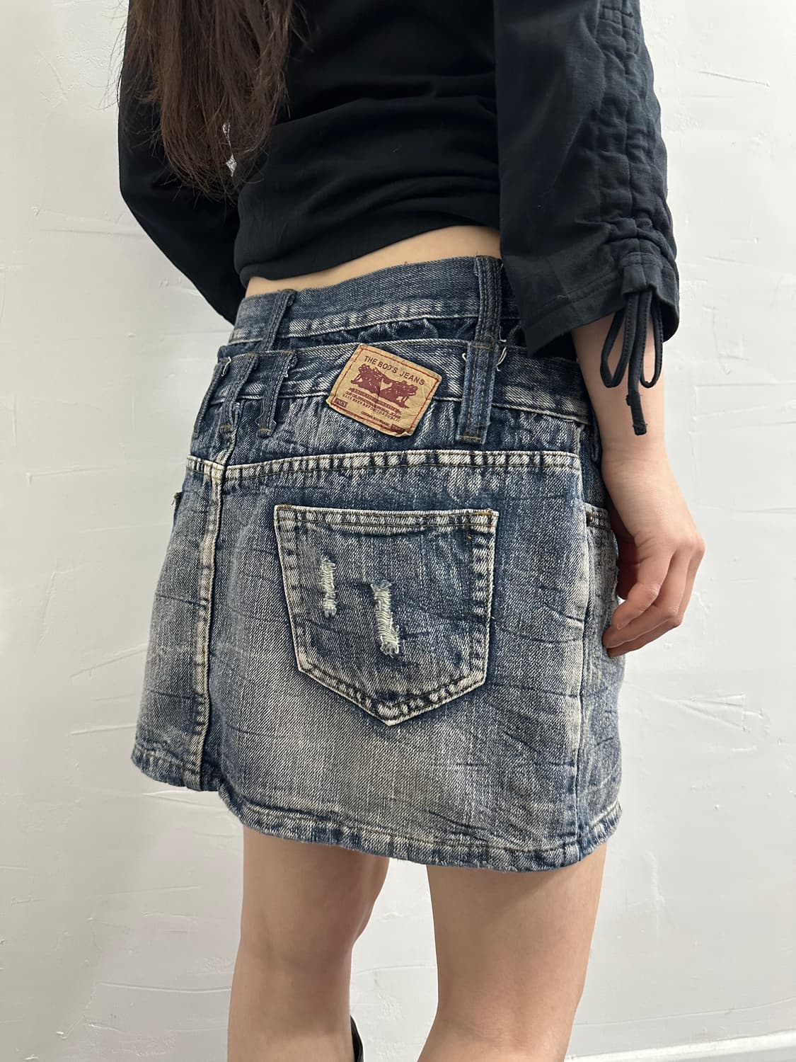 the bo’s jeans denim mini skirt 상품이미지1