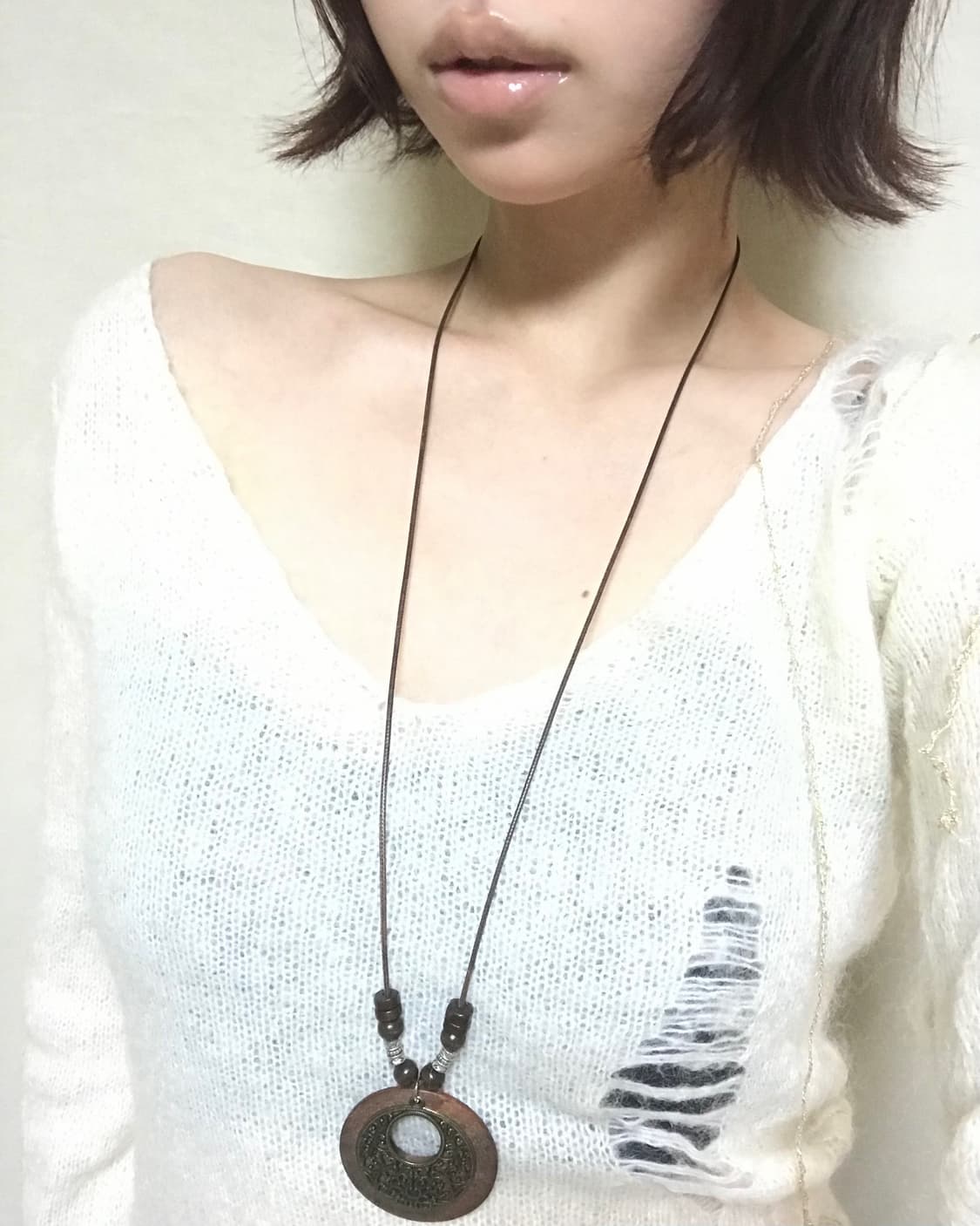 앙고라 데미지 니트 상품이미지2