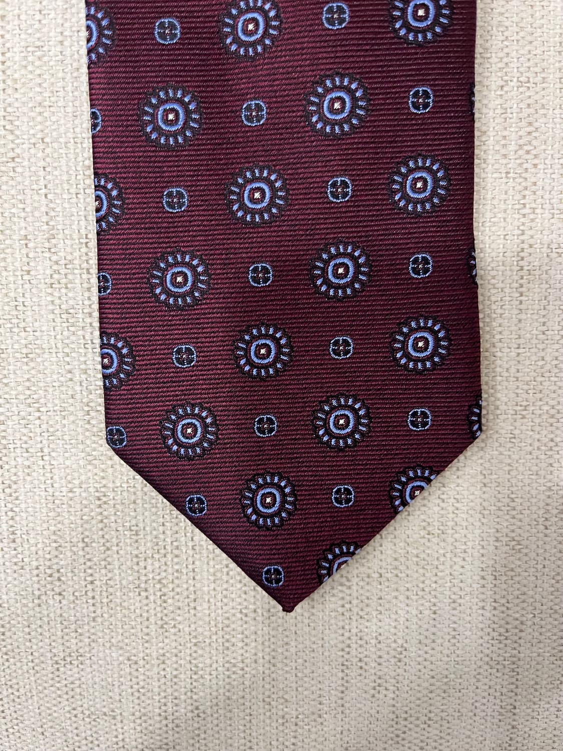 로가디스 넥타이 와인컬러 상품이미지3