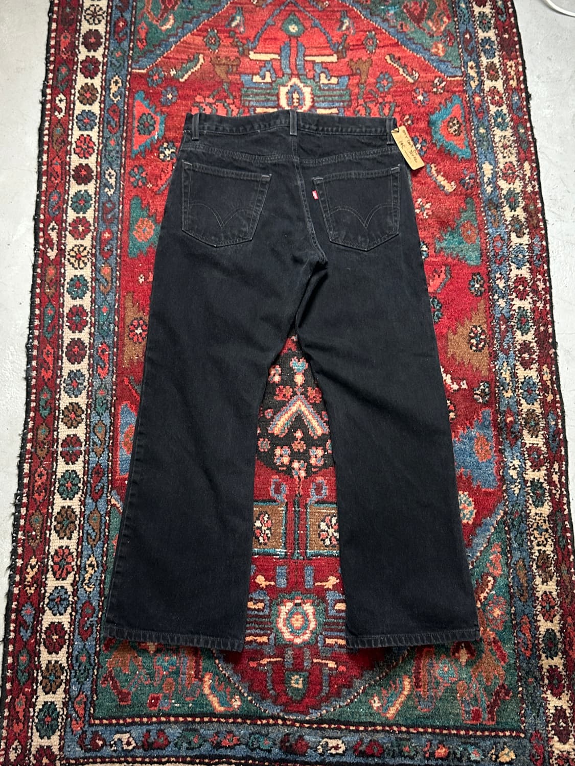 00's 리바이스 517 블랙 부츠컷 플레어진 상품이미지4