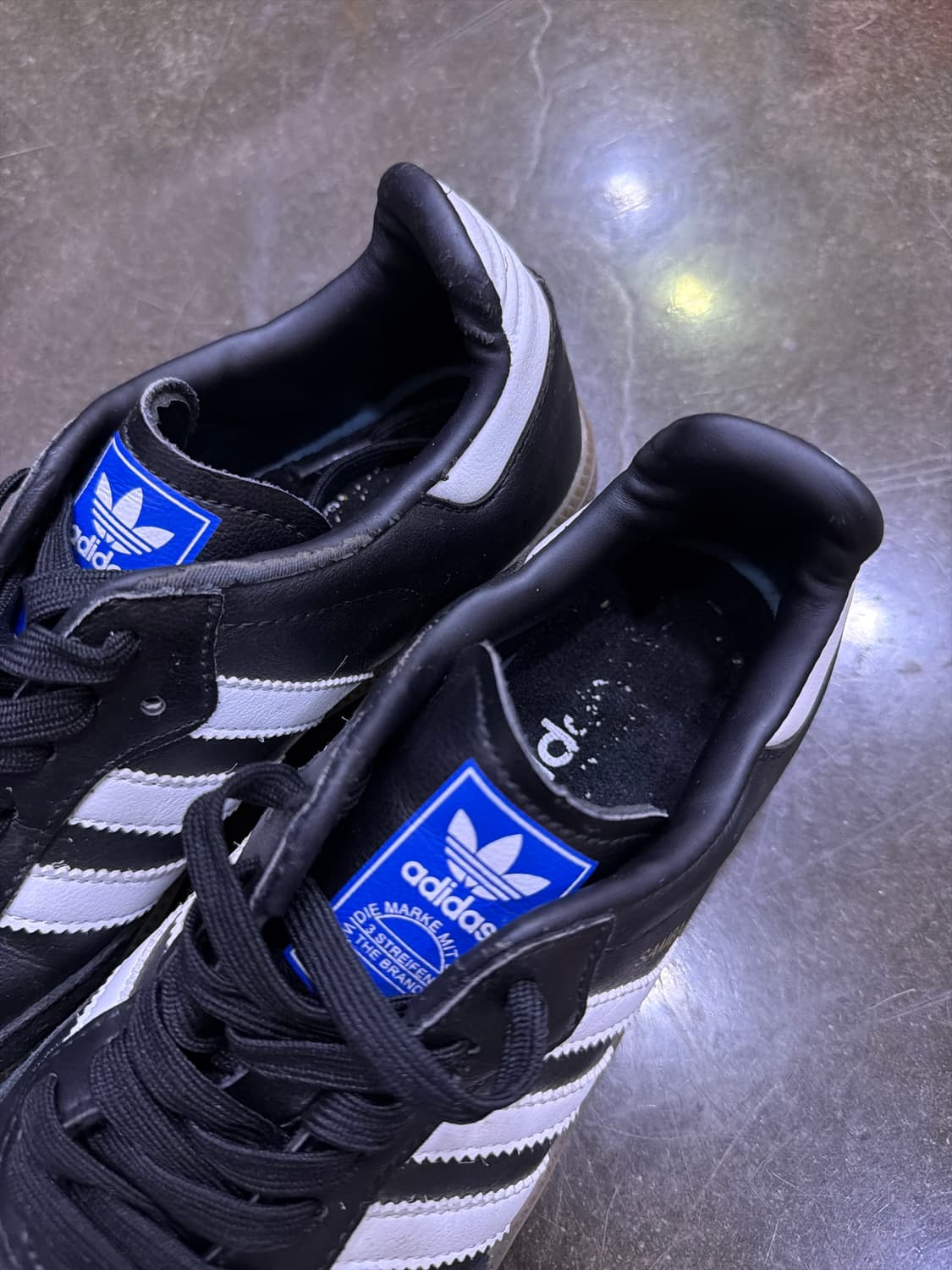 아디다스 OG 삼바 스니커즈 블랙 화이트 검 240 상품이미지5