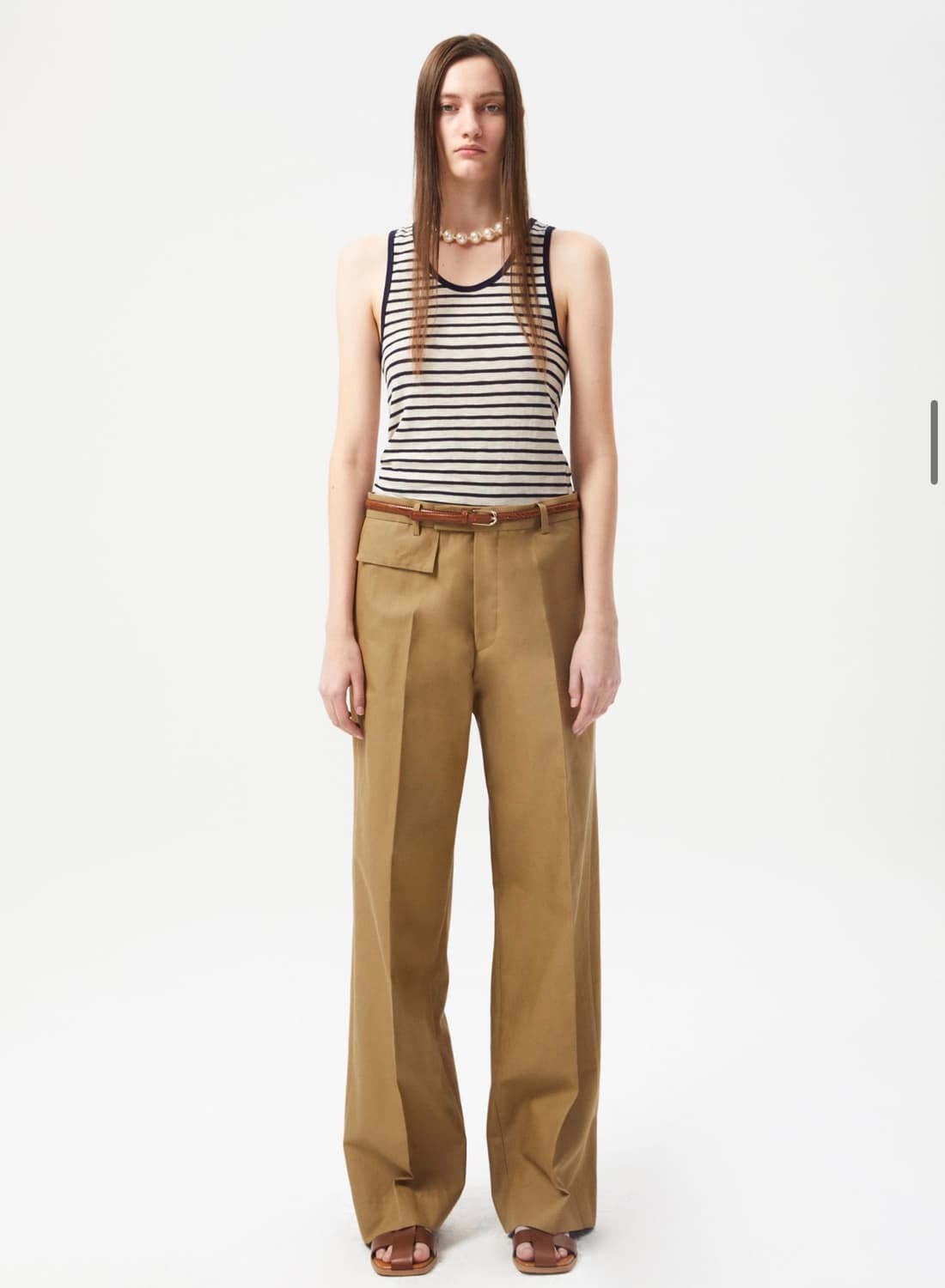 타일레 70s 와이드 레그 울 트라우저 상품이미지2