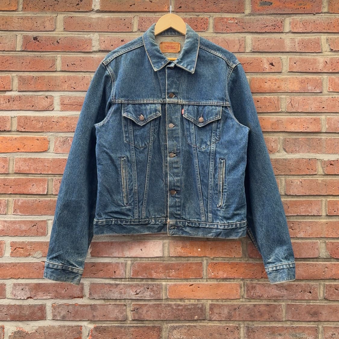 80s USA 리바이스 71506 데님 트러커 자켓 상품이미지1