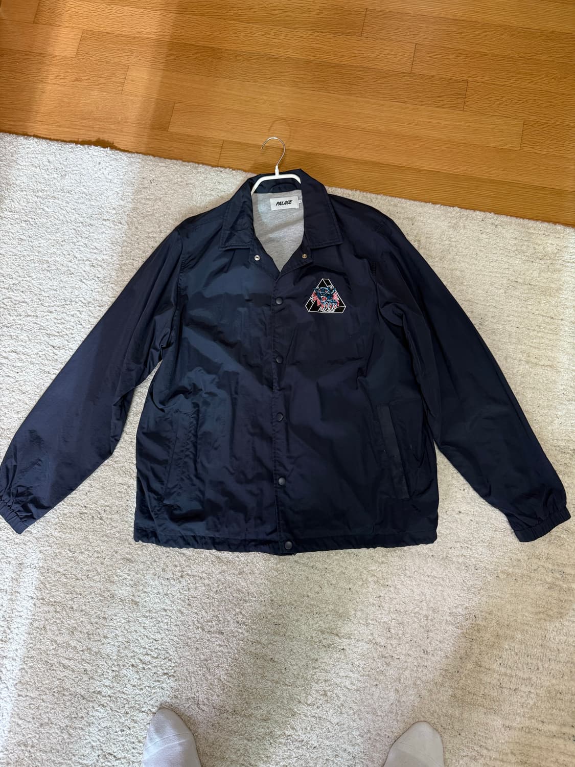 팔라스 palace ripped 떼걸룩 코치 자켓 네이비 L사이즈 상품이미지1