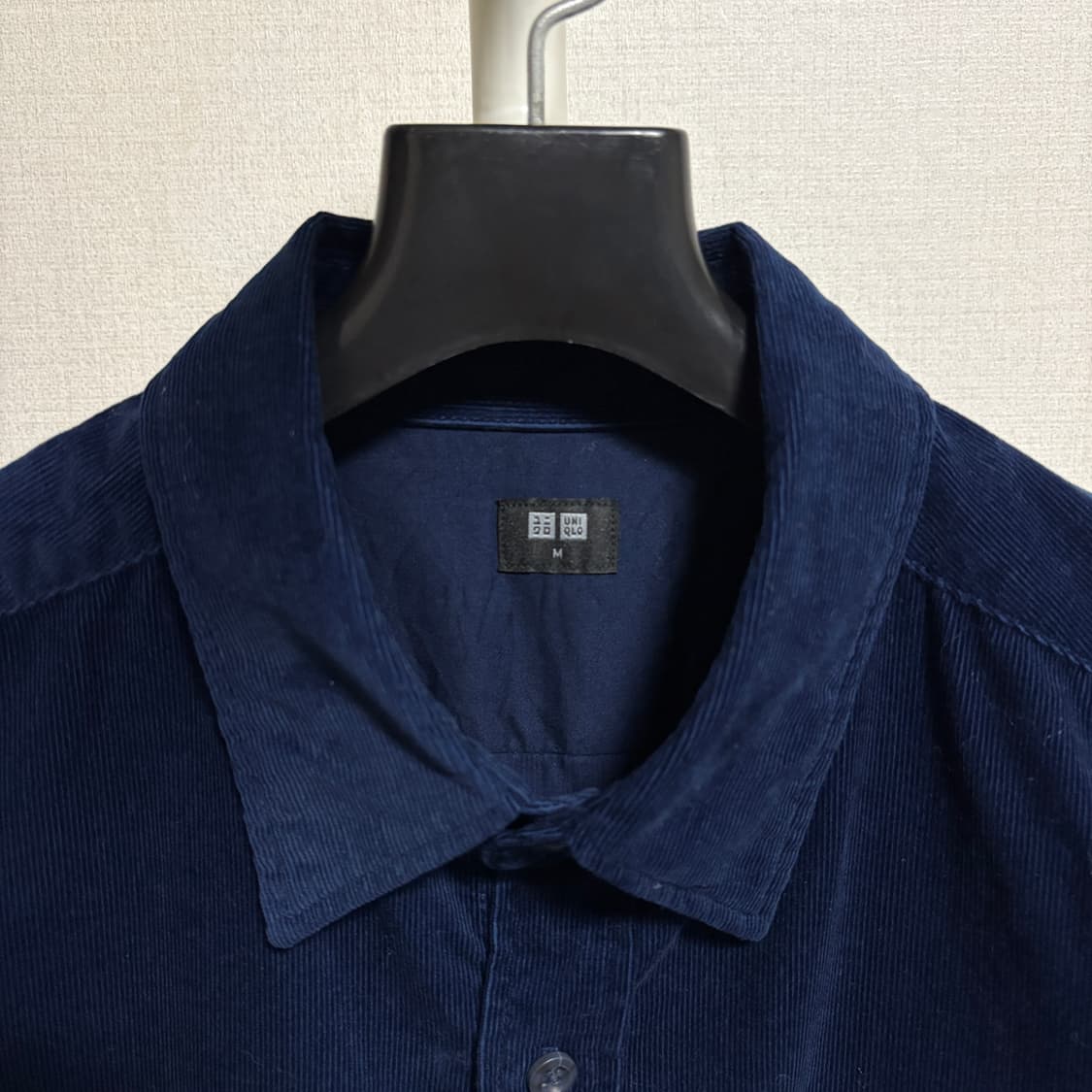 유니클로 코듀로이 셔츠 / 네이비, M 상품이미지4