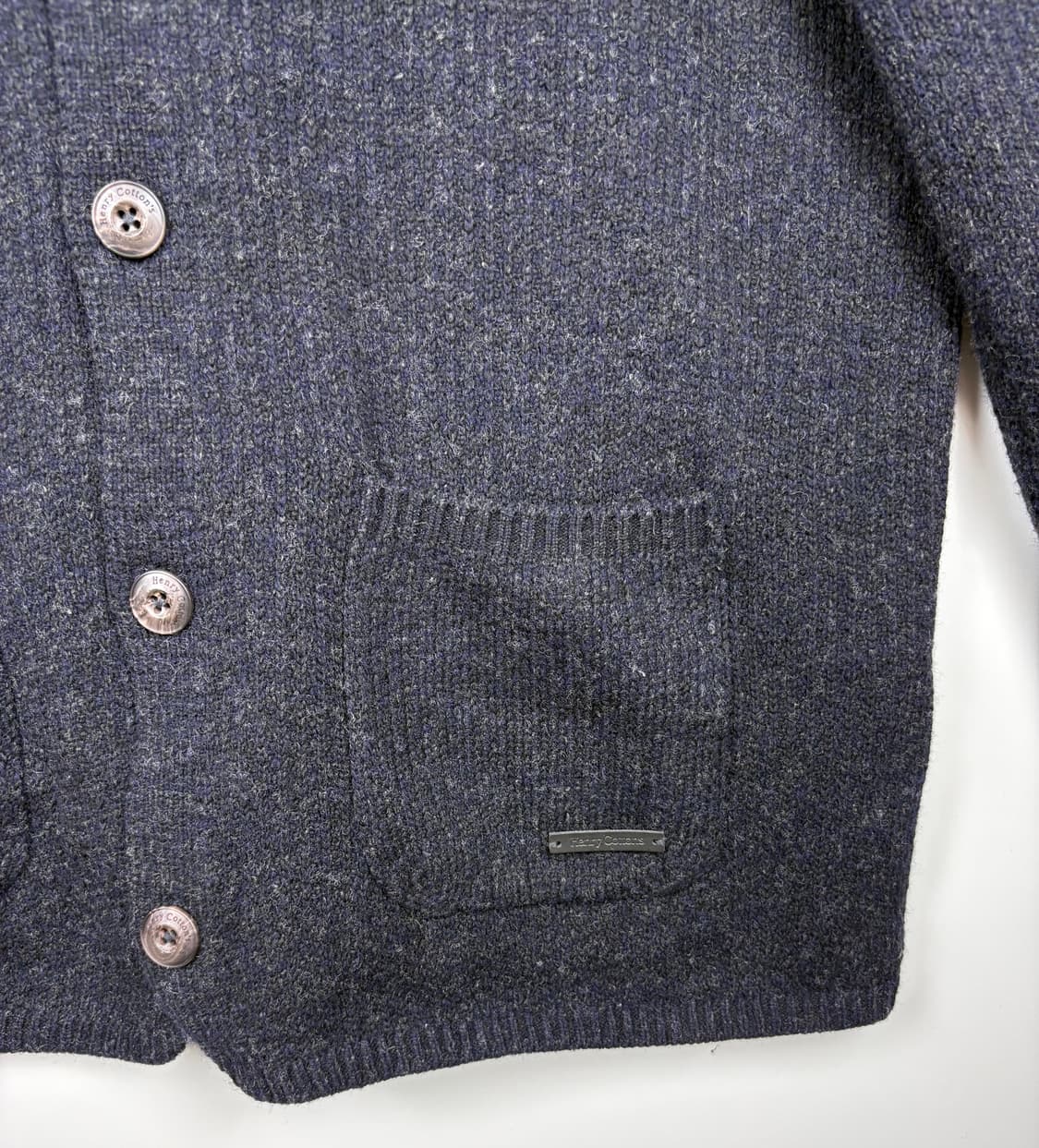 헨리코튼 니트웨어 숄 칼라 가디건 상품이미지6