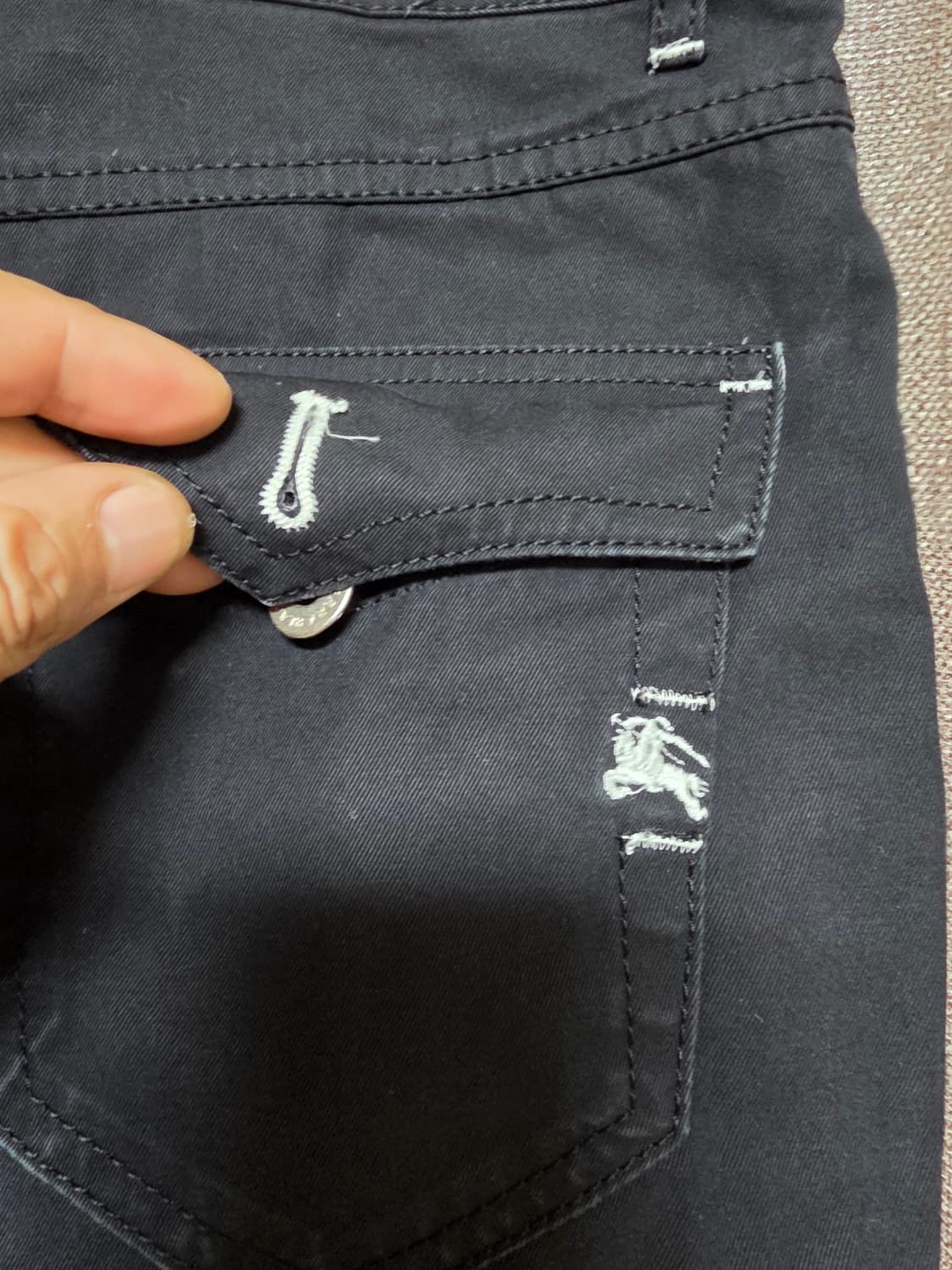 버버리블랙카고바지 76/28 상품이미지5