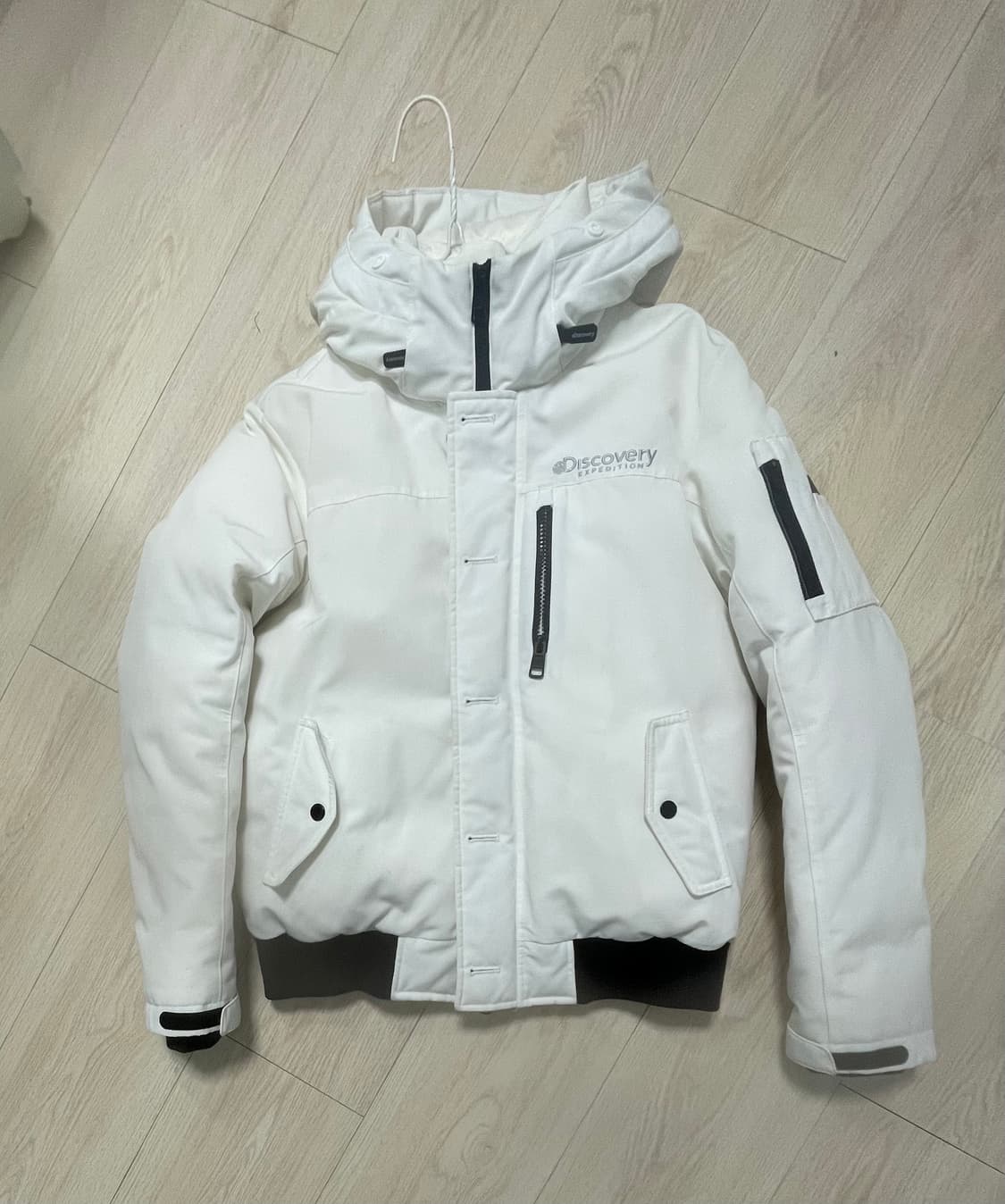 디스커버리 패딩 95 아이보리 상품이미지1