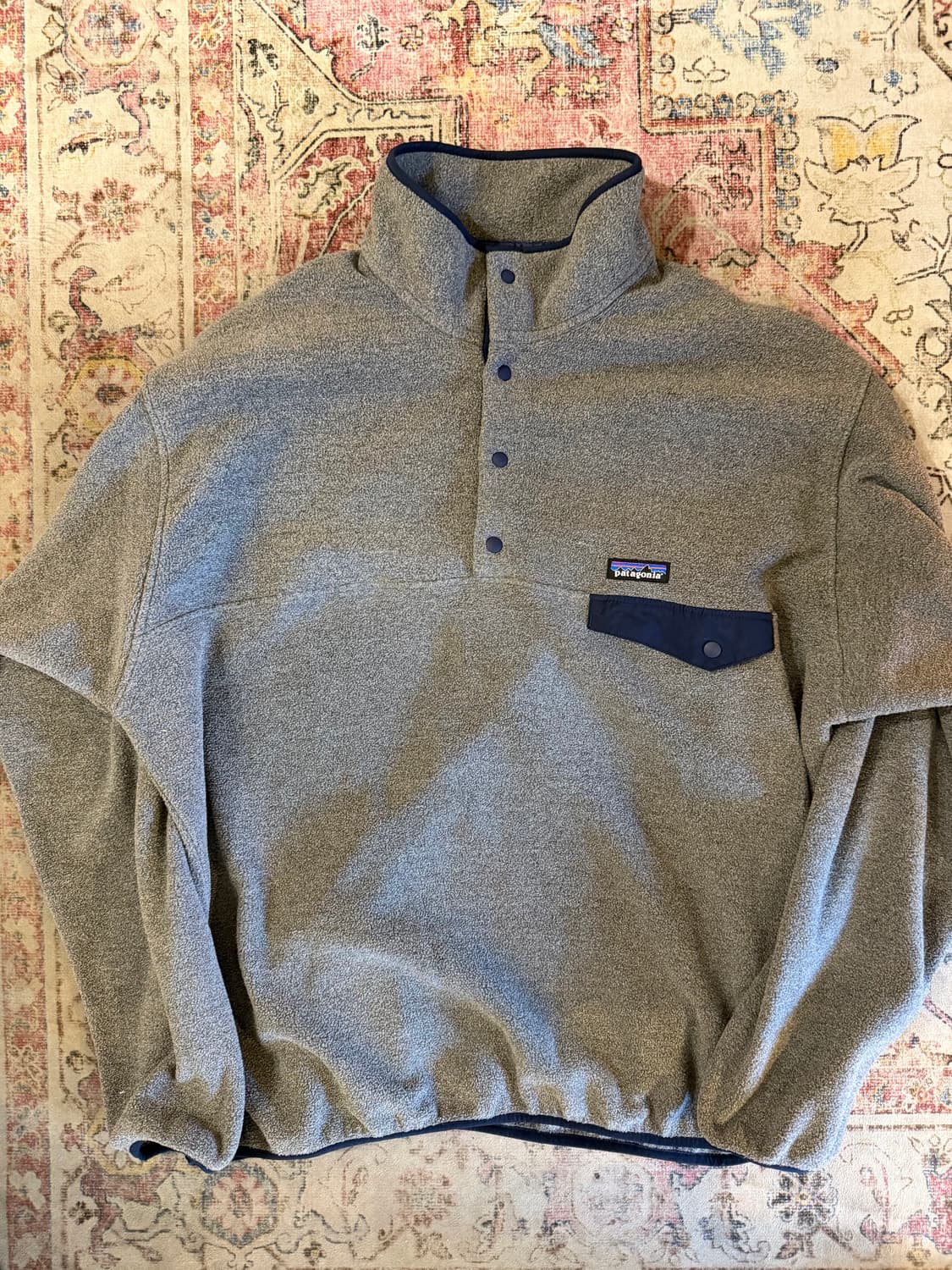 Patagonia]파타고니아 신칠라 그레이 풀오버 후리스 XL 상품이미지2