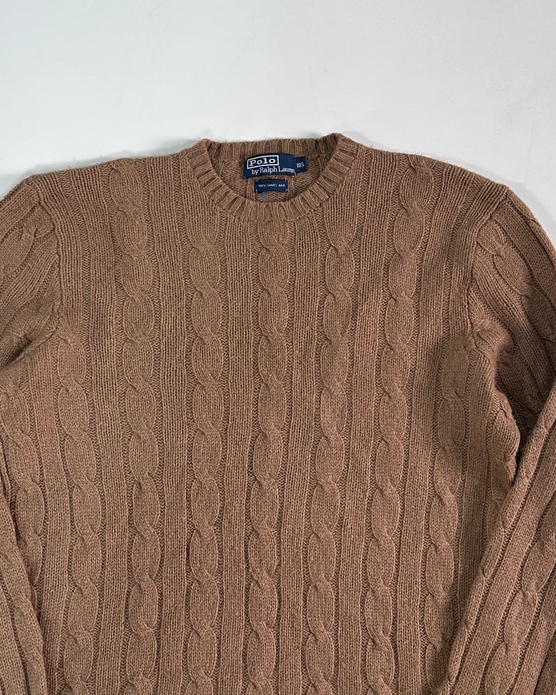 폴로 랄프로렌 카멜헤어 울 케이블 니트 (va.103) 상품이미지2