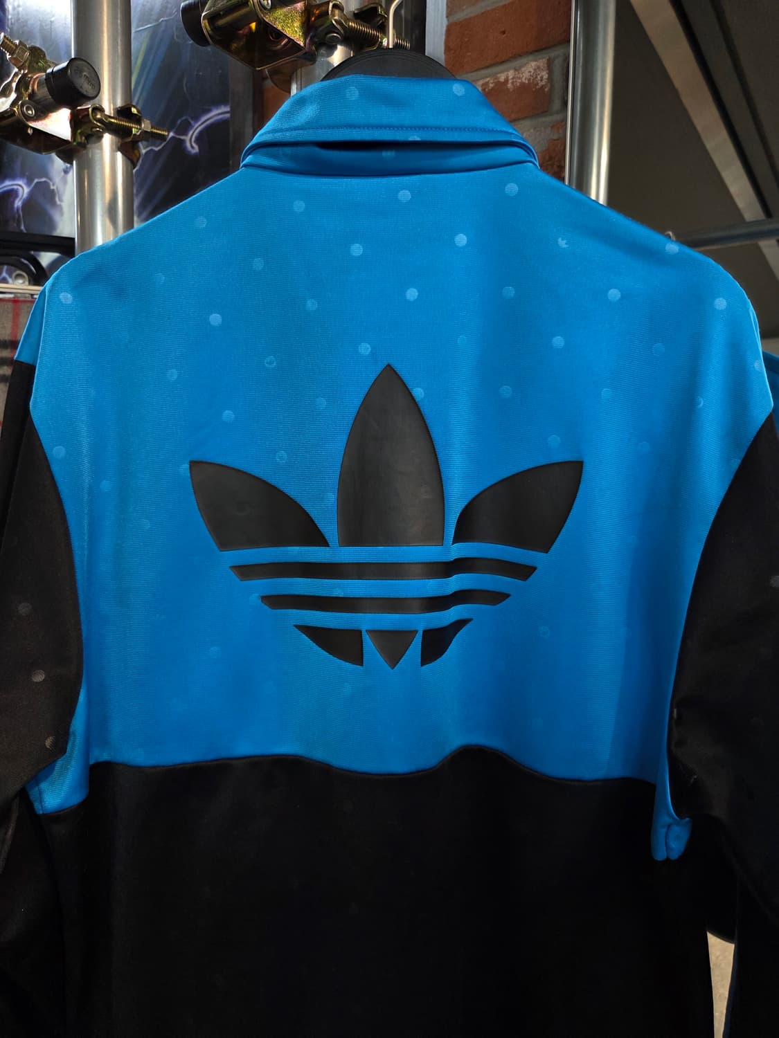 ADIDAS 아디다스 블루블랙 도트집업 상품이미지9