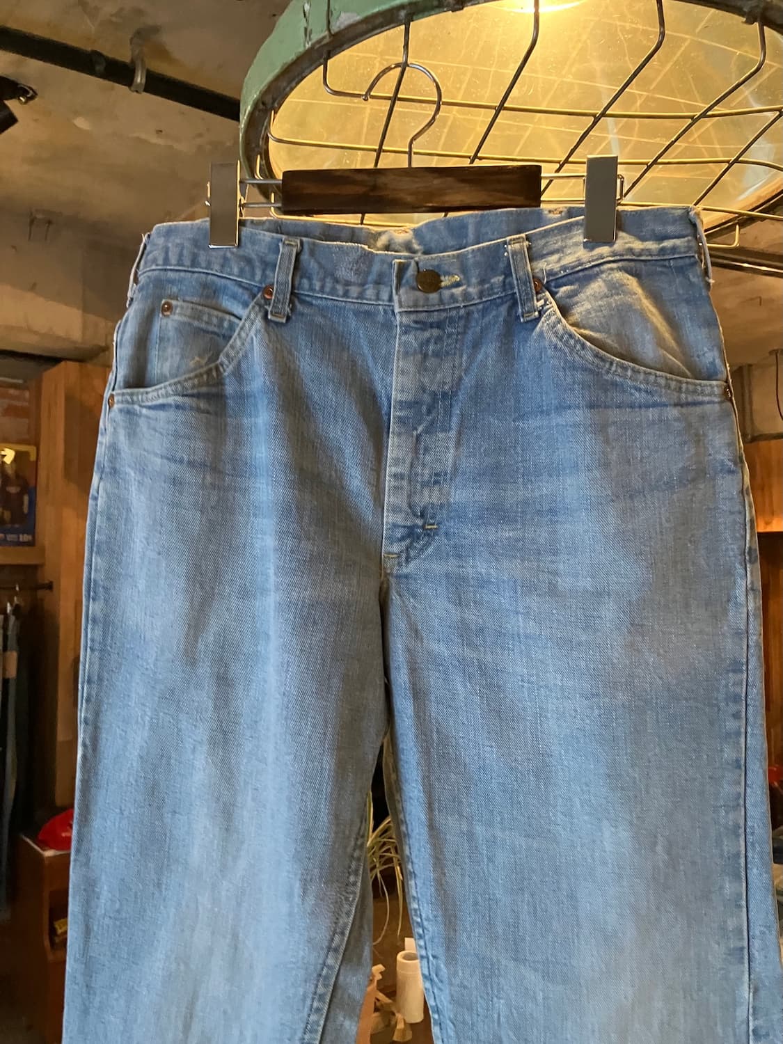 80s USA 빈티지 LEE 리 라이더스 200 데님 팬츠 상품이미지3
