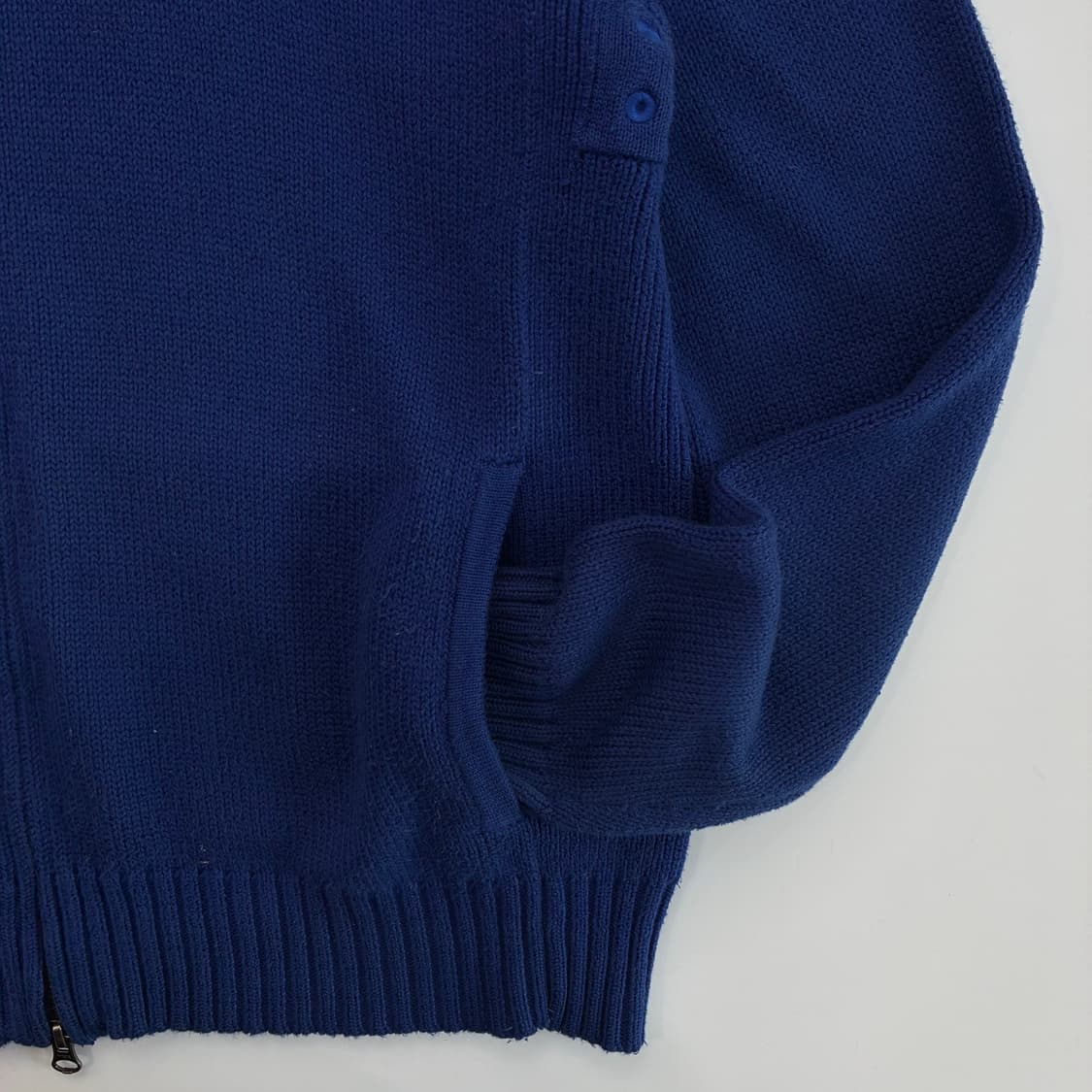 Polo 폴로 랄프로렌 블루 2-way 집업 가디건 상품이미지5