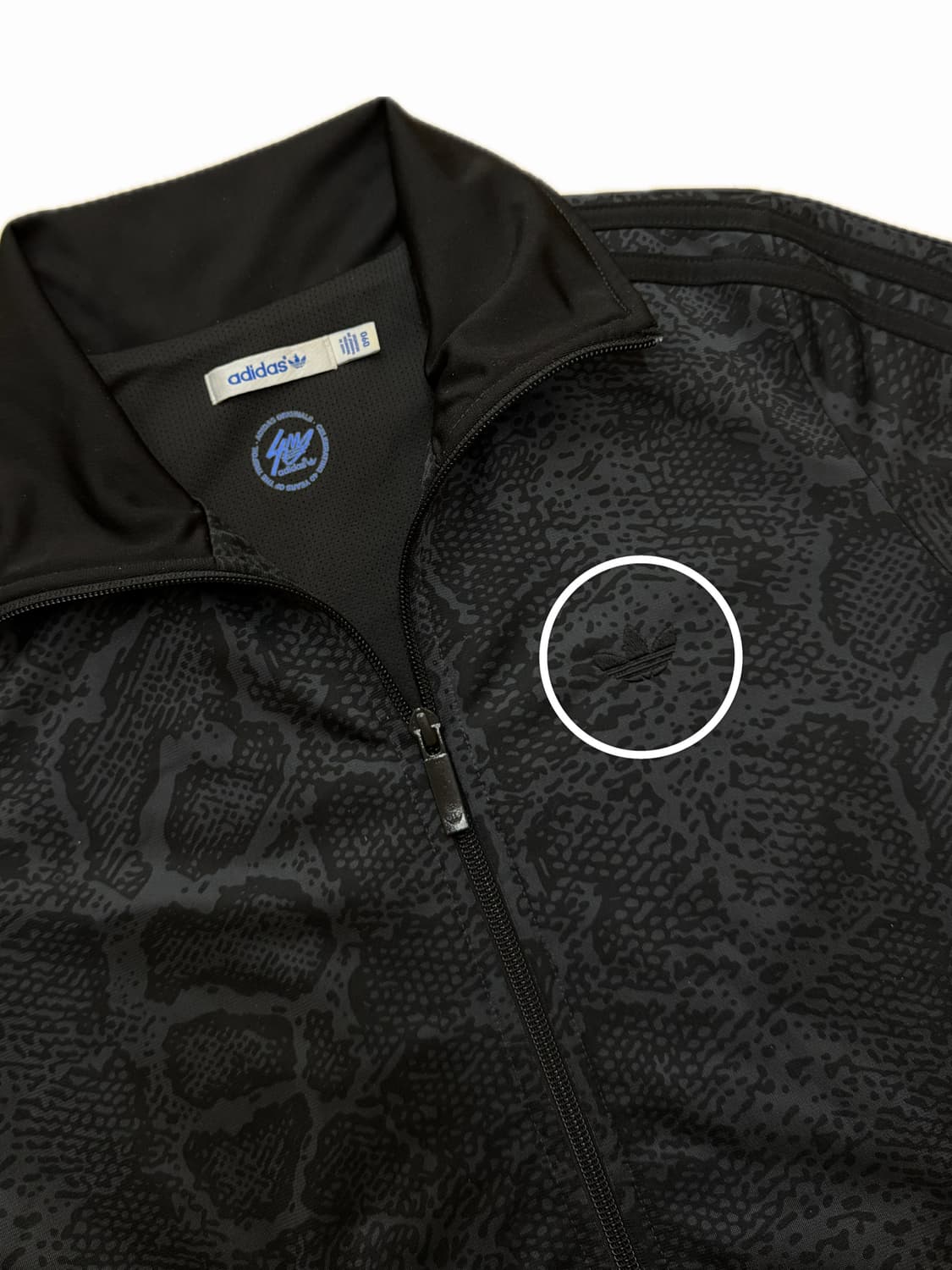 희귀, 새상품 )  파이어버드 스네이크 아이다스 져지 블랙 상품이미지3