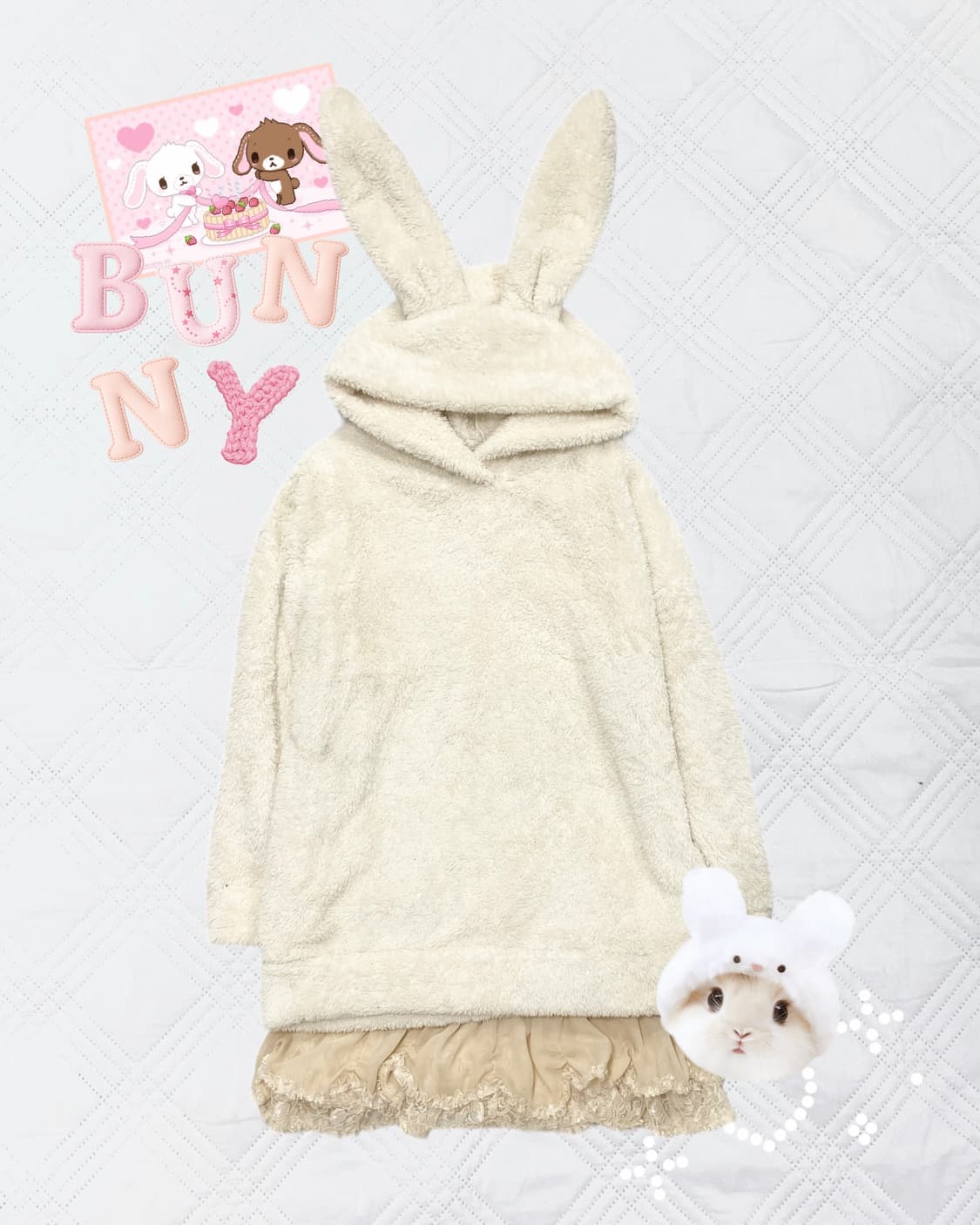 ꒰ঌ 우사미미 폭닥 후디 ໒꒱ 상품이미지1