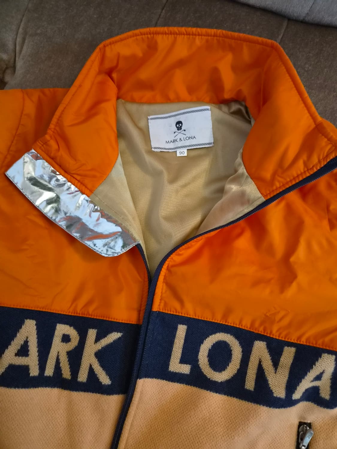 마크 골프 여성 배색집업점퍼 90사이즈 상품이미지7