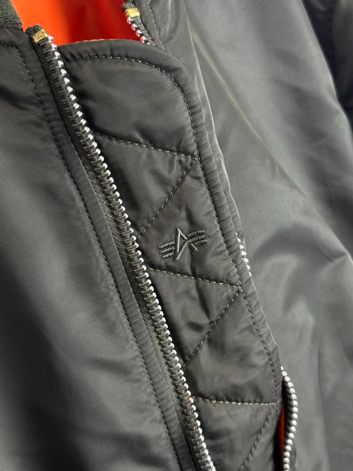 알파 인더스트리 재팬 오버핏 MA-1 MA1 플라이트 자켓 항공점퍼 XL 상품이미지5