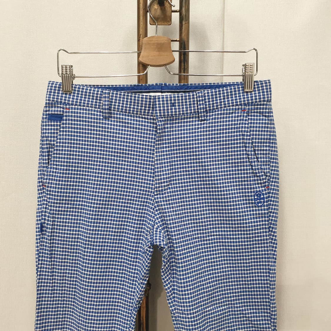 까스텔바작 여성 골프 체크 바지 (30) 상품이미지2