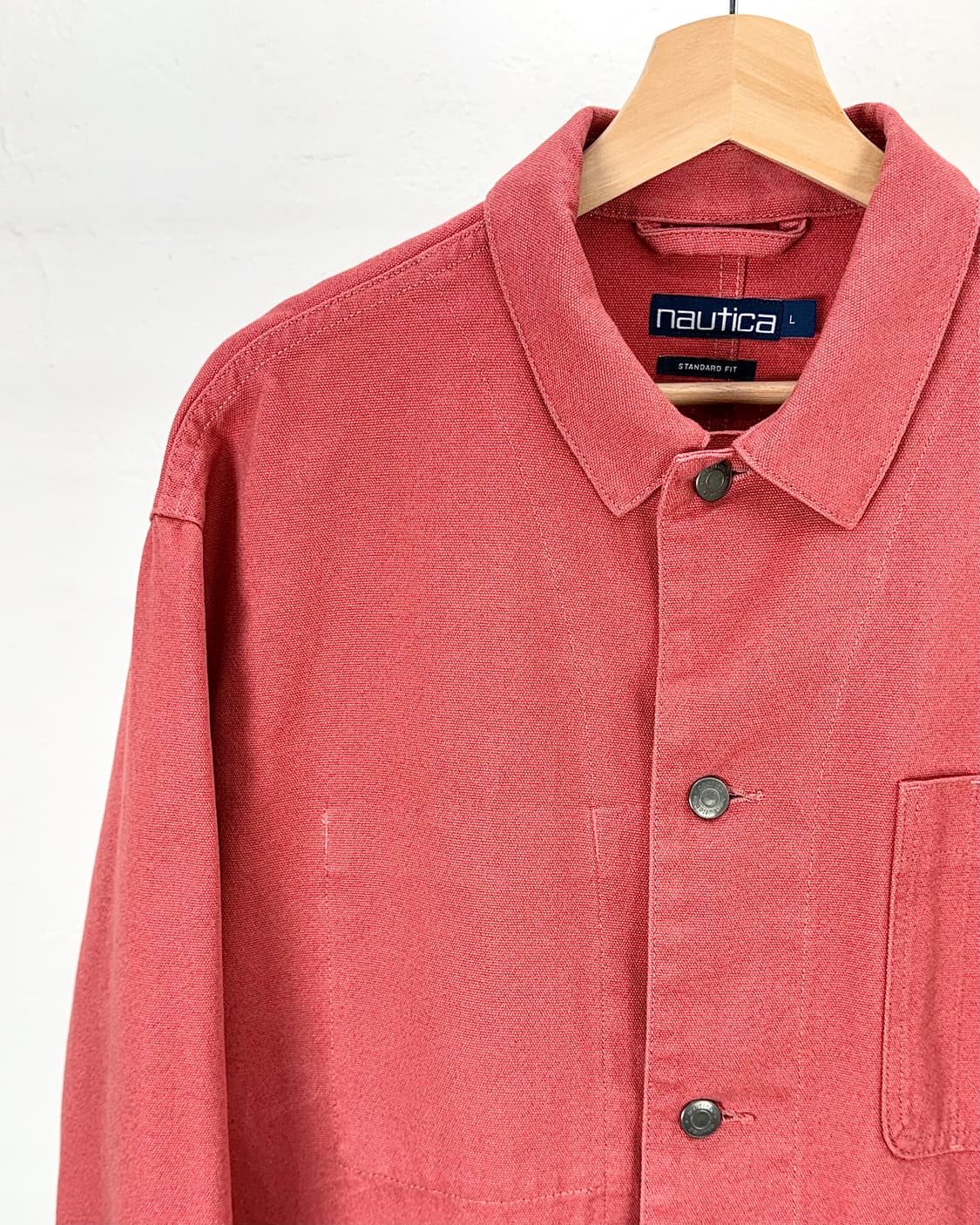 노티카 데크 초어 캔버스 워시 레드 셔츠 자켓 상품이미지2