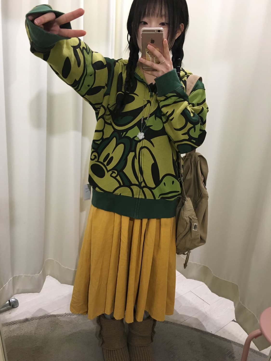 disney pattern hoodie zip-up 상품이미지6