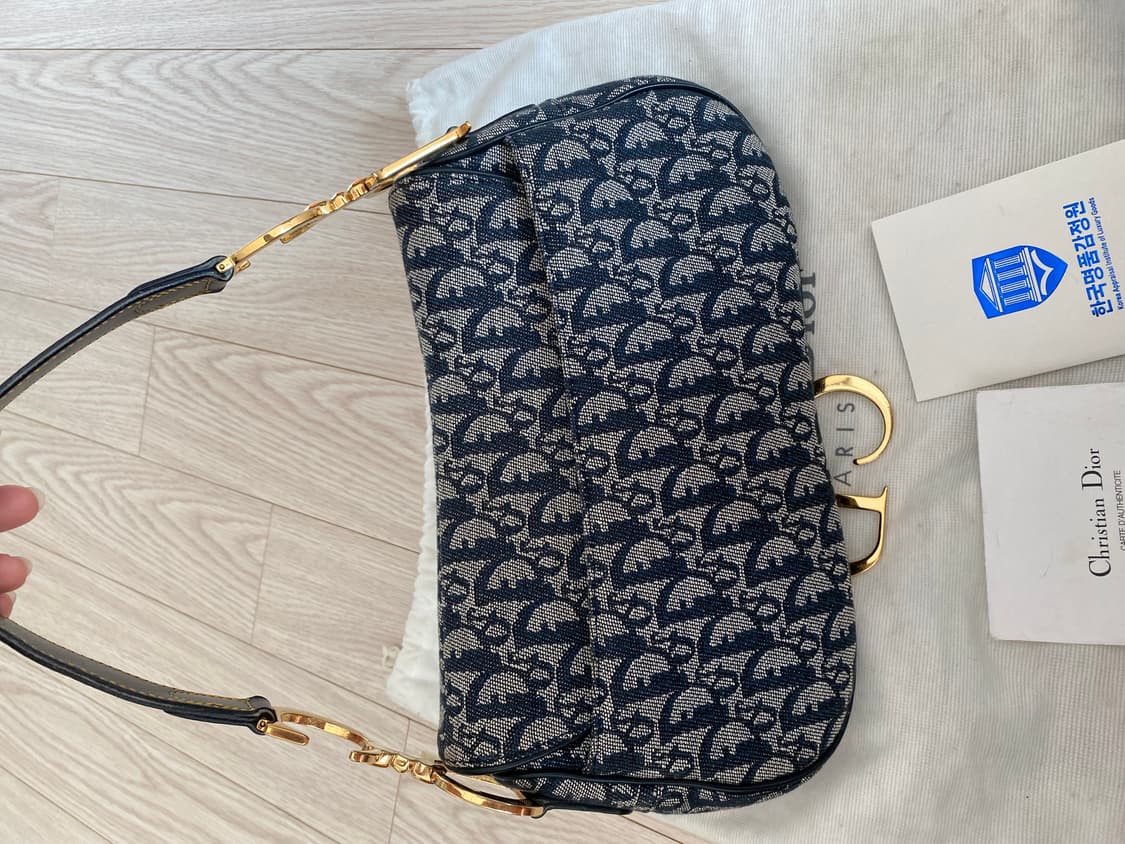정품 디올 더블 새들 숄더백 빈티지백 상품이미지10