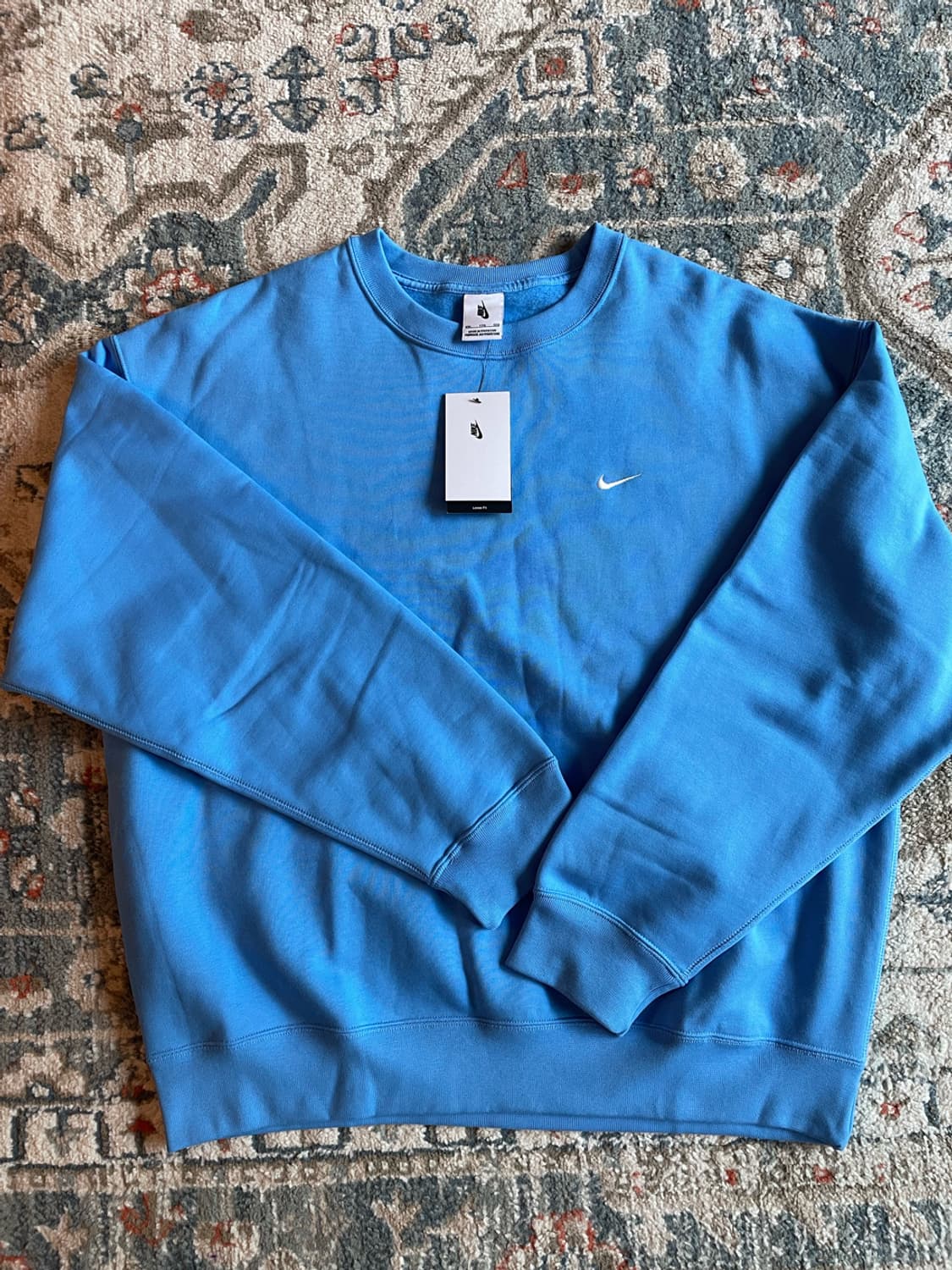 나이키 솔로 스우시  맨투맨 유니버시티 블루 (새제품. XXL) 상품이미지1