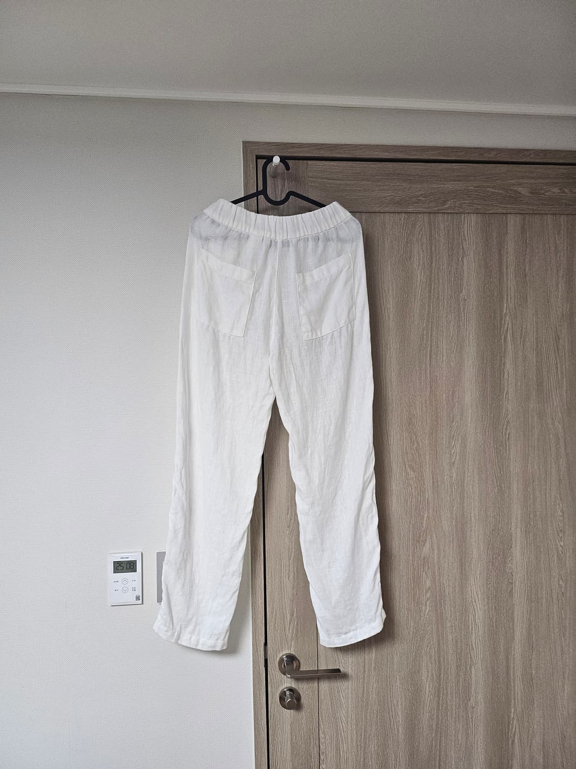 ZARA 화이트 린넨  팬츠 XS 상품이미지2
