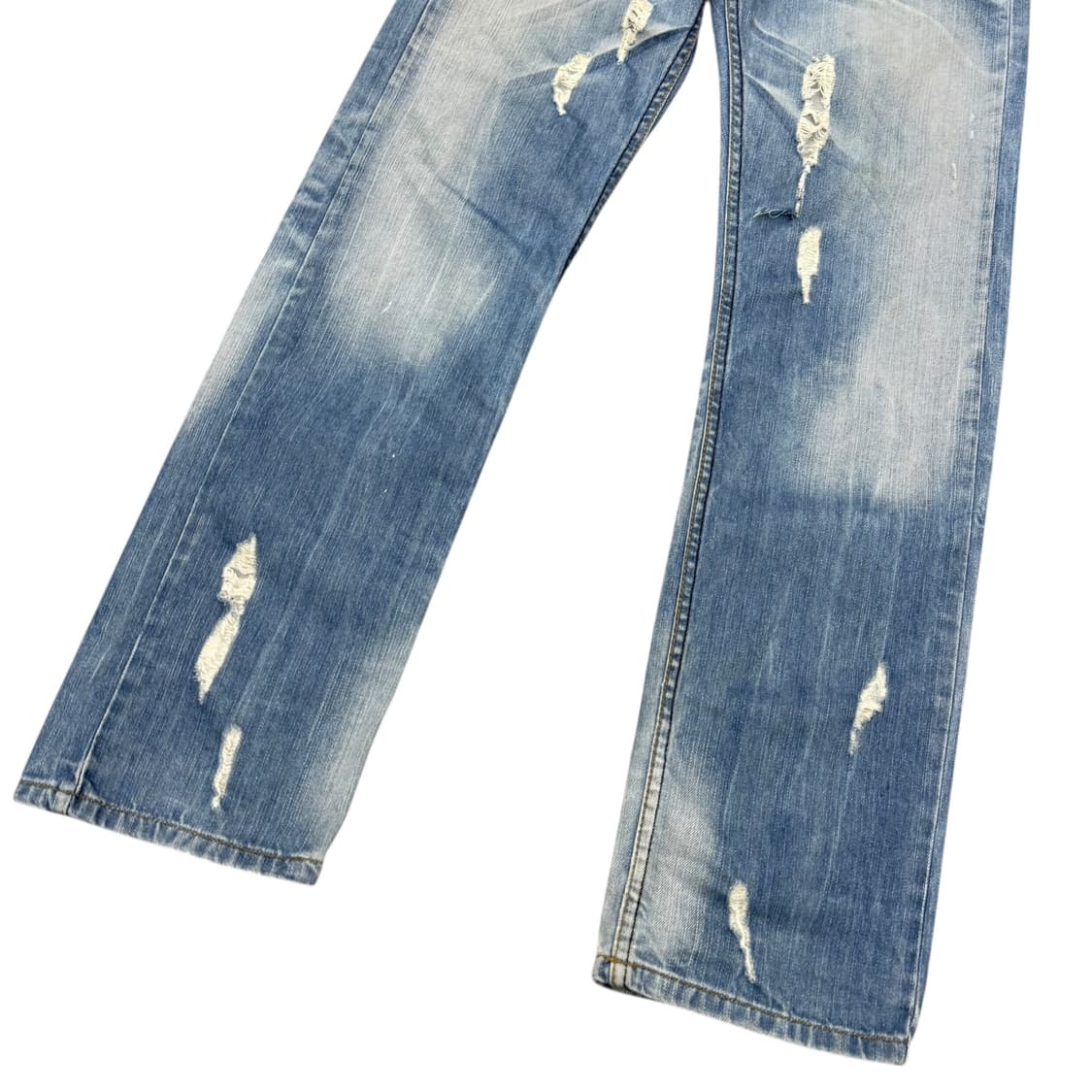 아디다스 x 디젤 데미지 워싱 데님 롱팬츠 상품이미지4