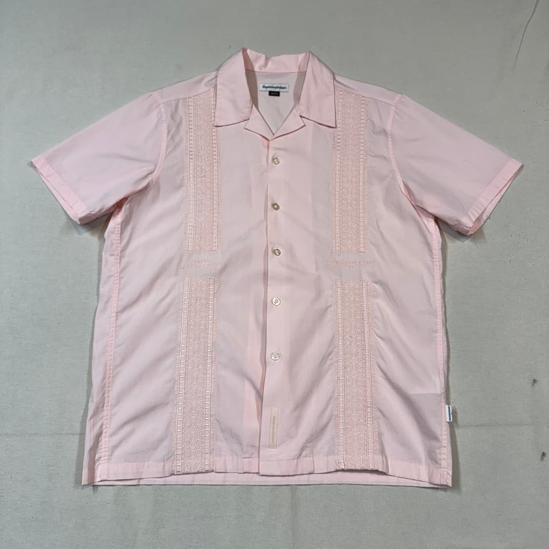M) 디스이즈네버댓 구아야베라 쿠바 반팔 셔츠 핑크 상품이미지1