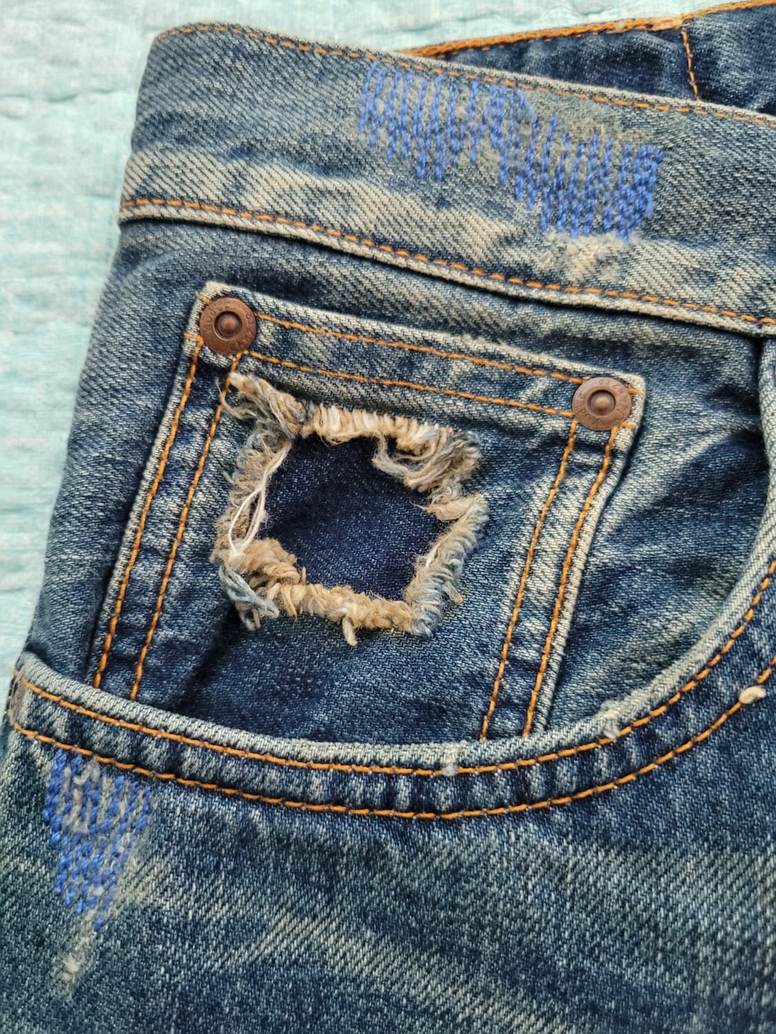 누디진 Nudie jeans 
스테디에디 마티아스레플리카 레귤러스트레이트 상품이미지4