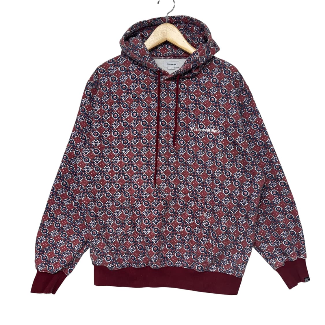 디스이즈네버댓 타일패턴 후드 상품이미지1