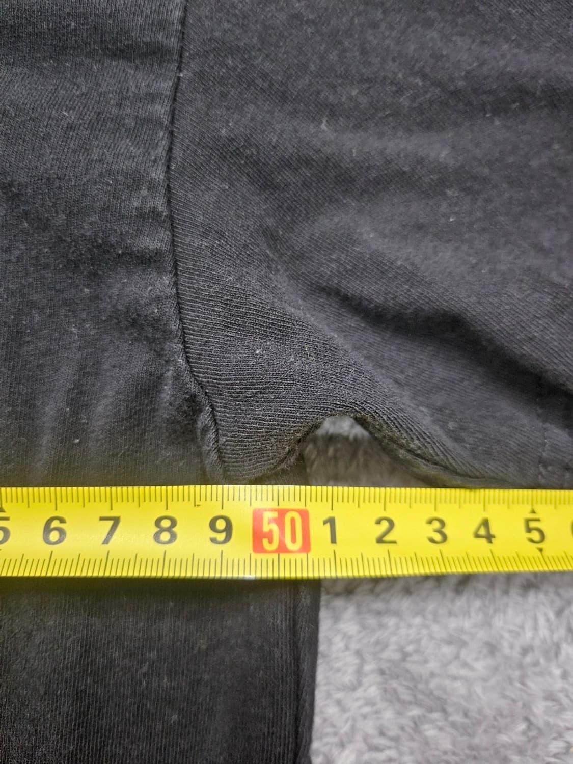 디스이즈네버뎃 빅로고 블랙 데일리 반팔 티셔츠 상품이미지5