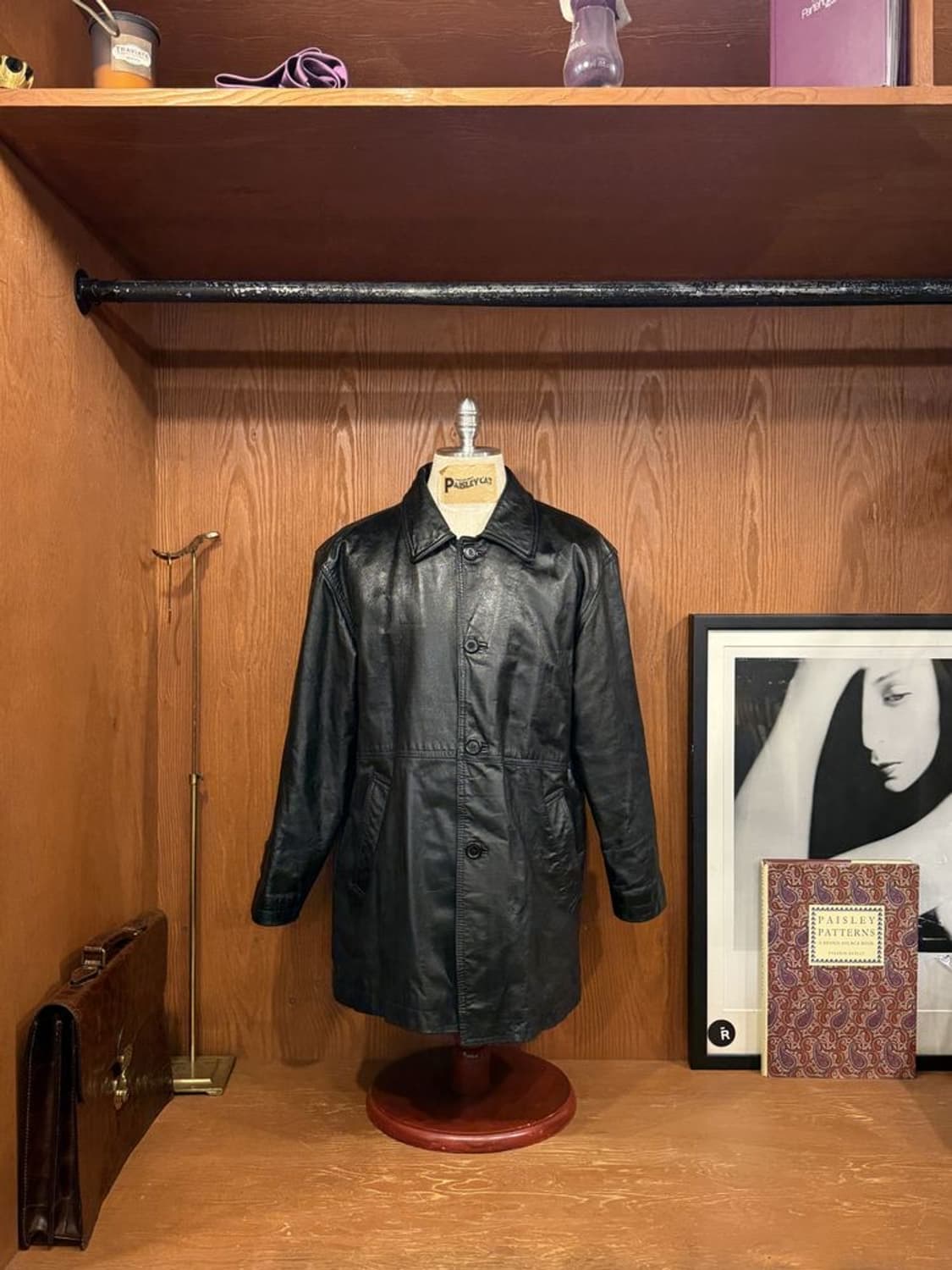 프레이크 레더 자켓 상품이미지1