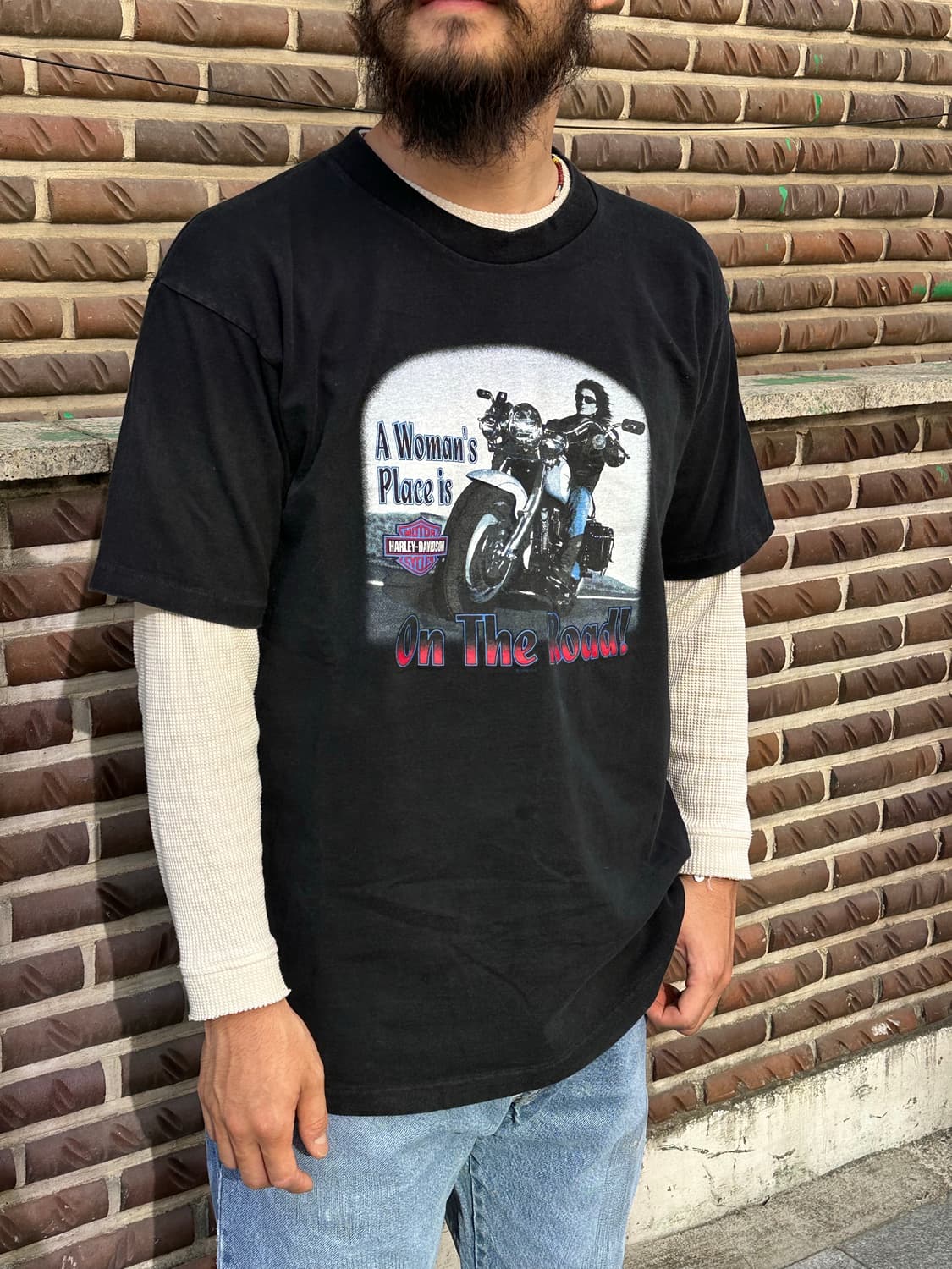 [할리데이비슨] •90s Vintage On The Road Tee 상품이미지7